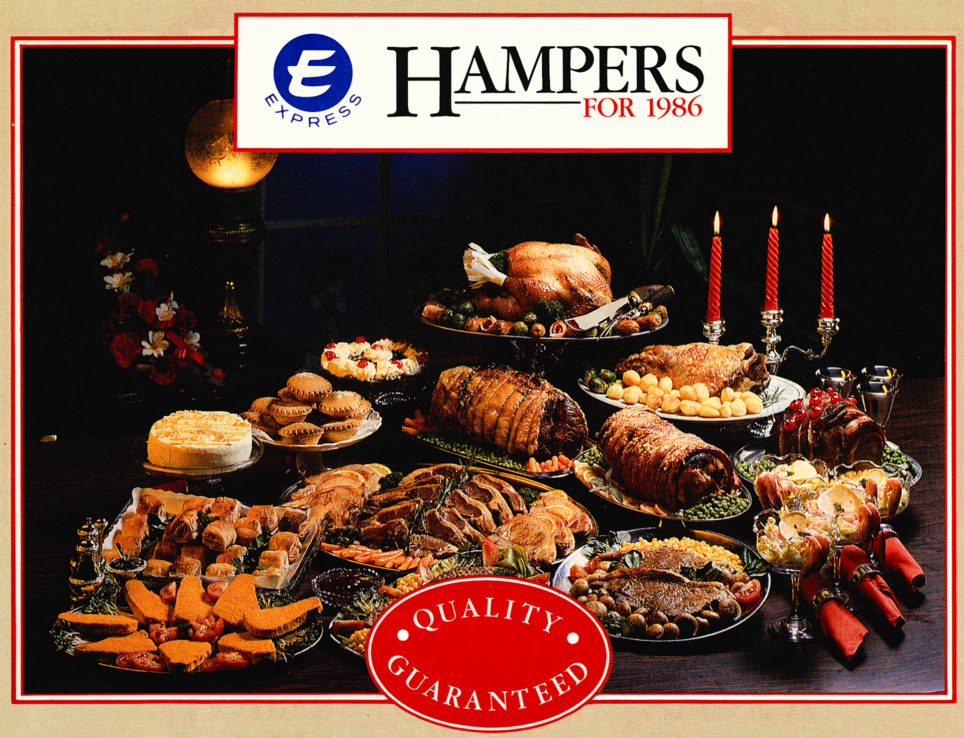 1986 Christmas Hamper Leaflet, front cover (Courtesy Paul Smith)