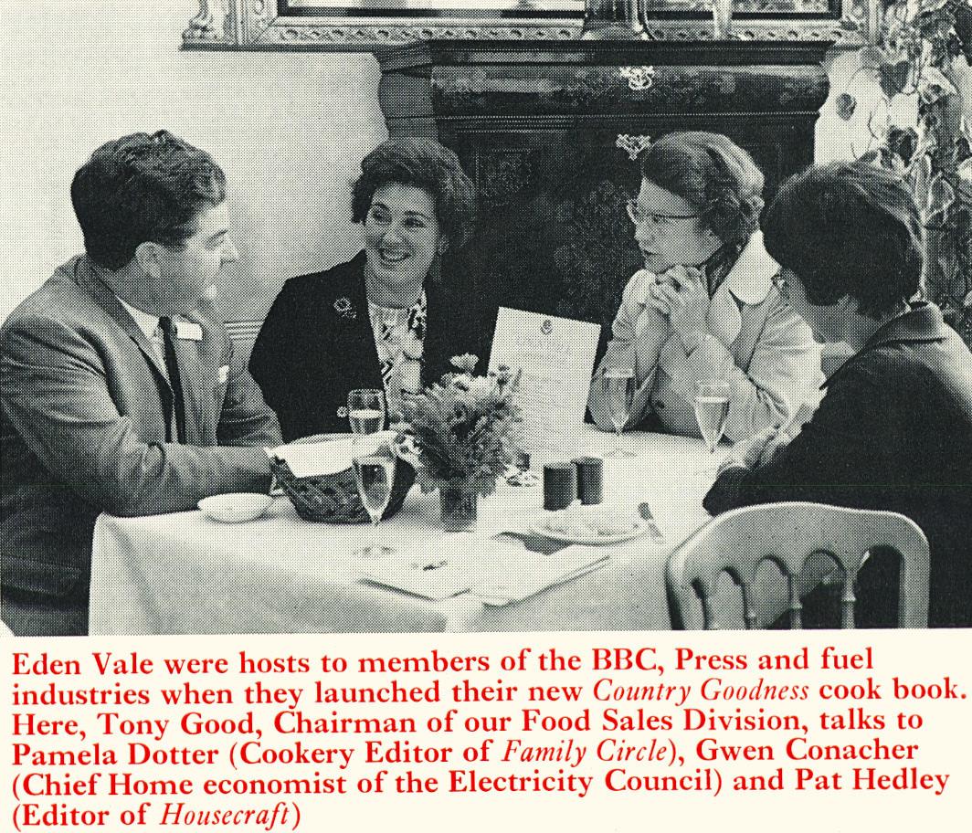 1970 Tony Good as Chairman of the 'Food Sales Division' being interviewed for the BBC.  (Express News Christmas)