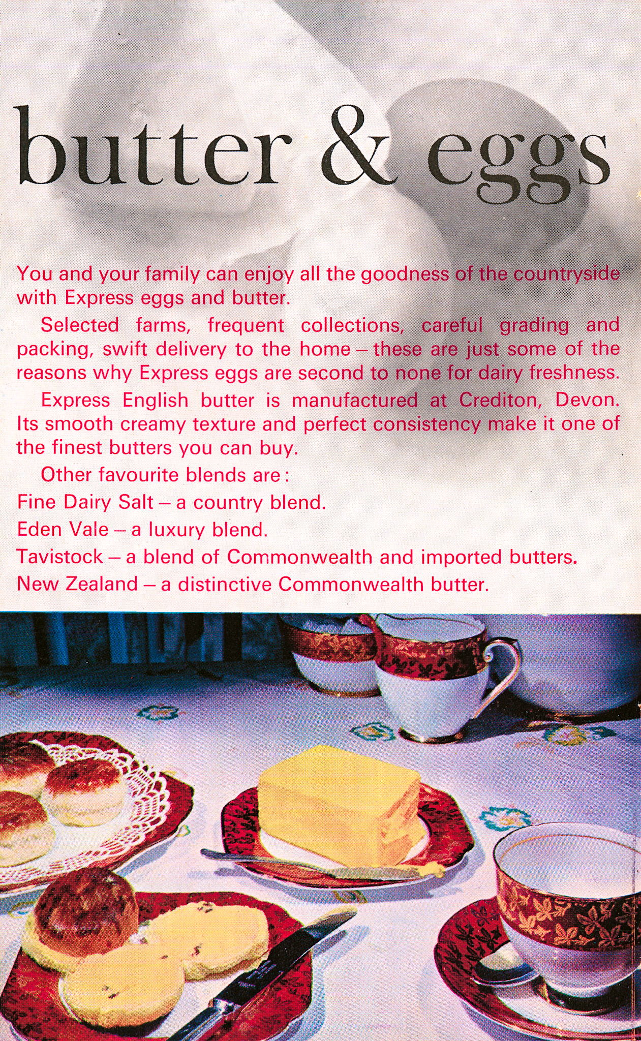1964 'Expressly for you' customer leaflet (Courtesy Dave Fane)