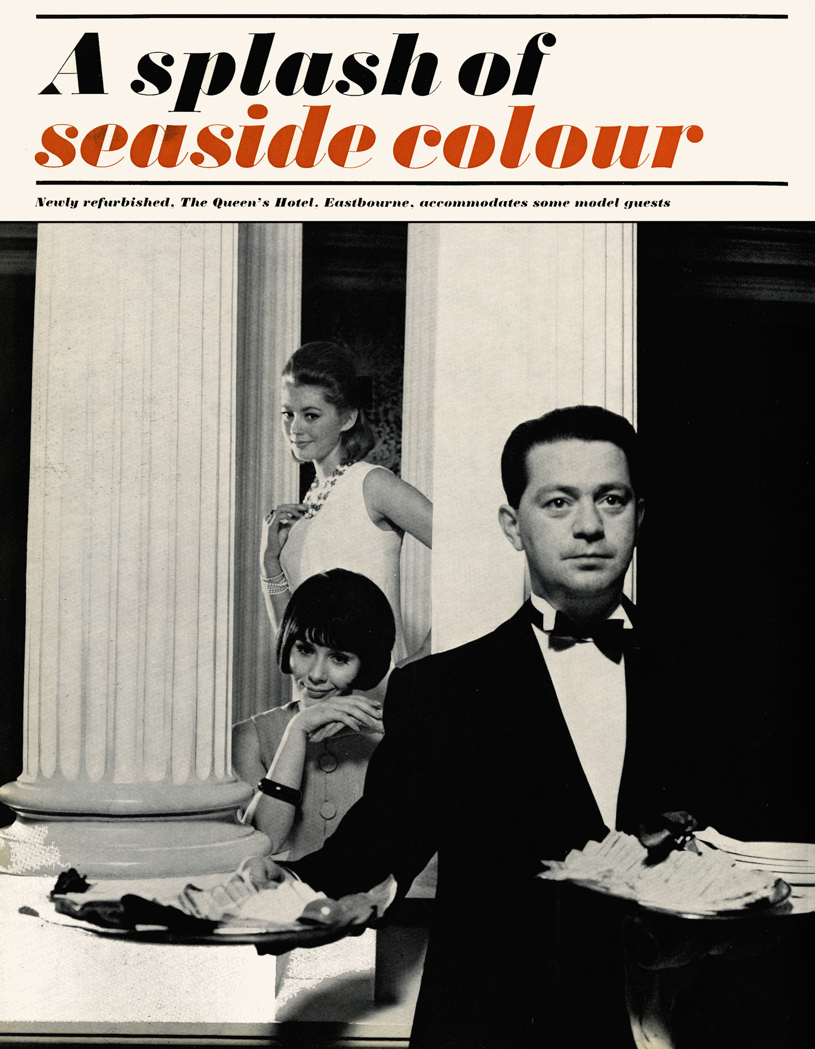 1965 Queen's Hotel, Eastbourne. (Express News Summer/Autumn)