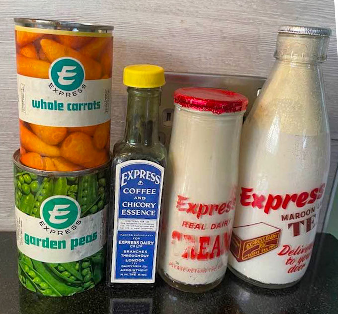 1950s Express product line-up (Courtesy Leslie Croxford)