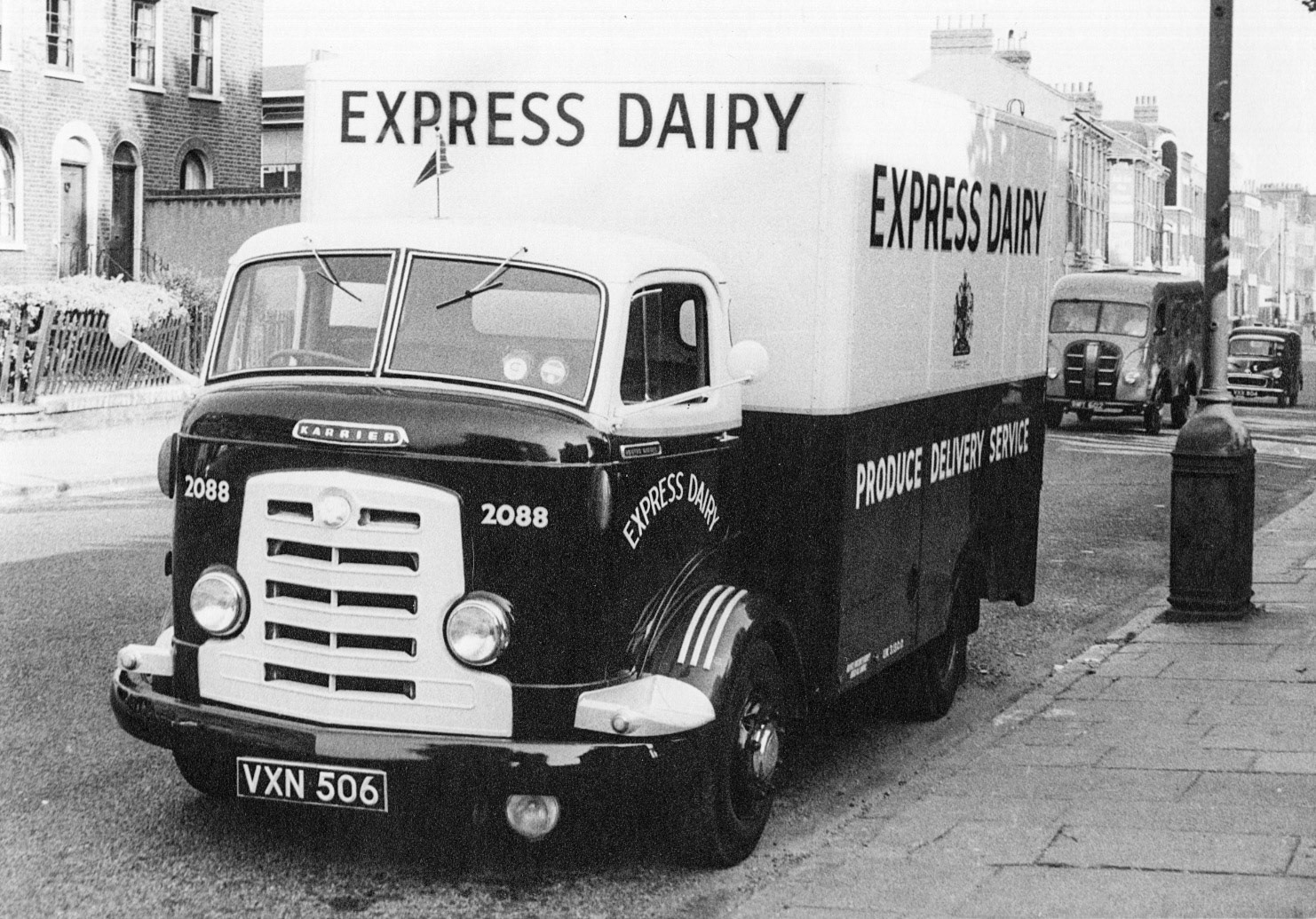 1950's Karrier 'Gamecock' Produce Delivery Service truck VXN 506, Co: 2088. (Courtesy Paul Luke)
