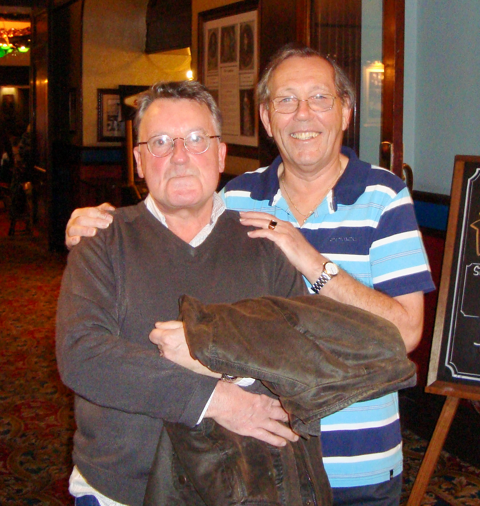 2015 Exeter Staff Reunion. Phillip Howe and Phillip Budd. (Courtesy Phillip Budd)