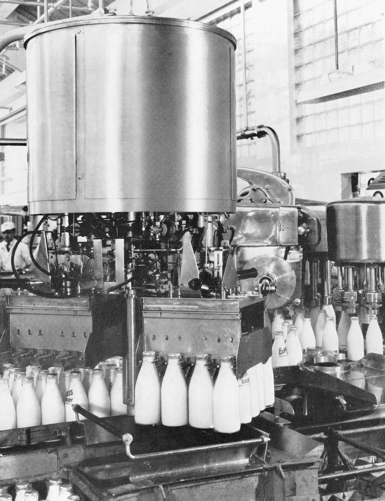 1955 South Morden-One of ten filling machines (Image from Official Opening Brochure, courtesy Paul Luke)