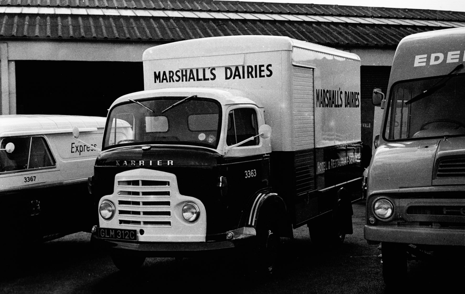 1960's Marshall's Dairies GLM 312C , Co Reg: 3363-Commer Karrier Truck. (Courtesy Dave Fane)