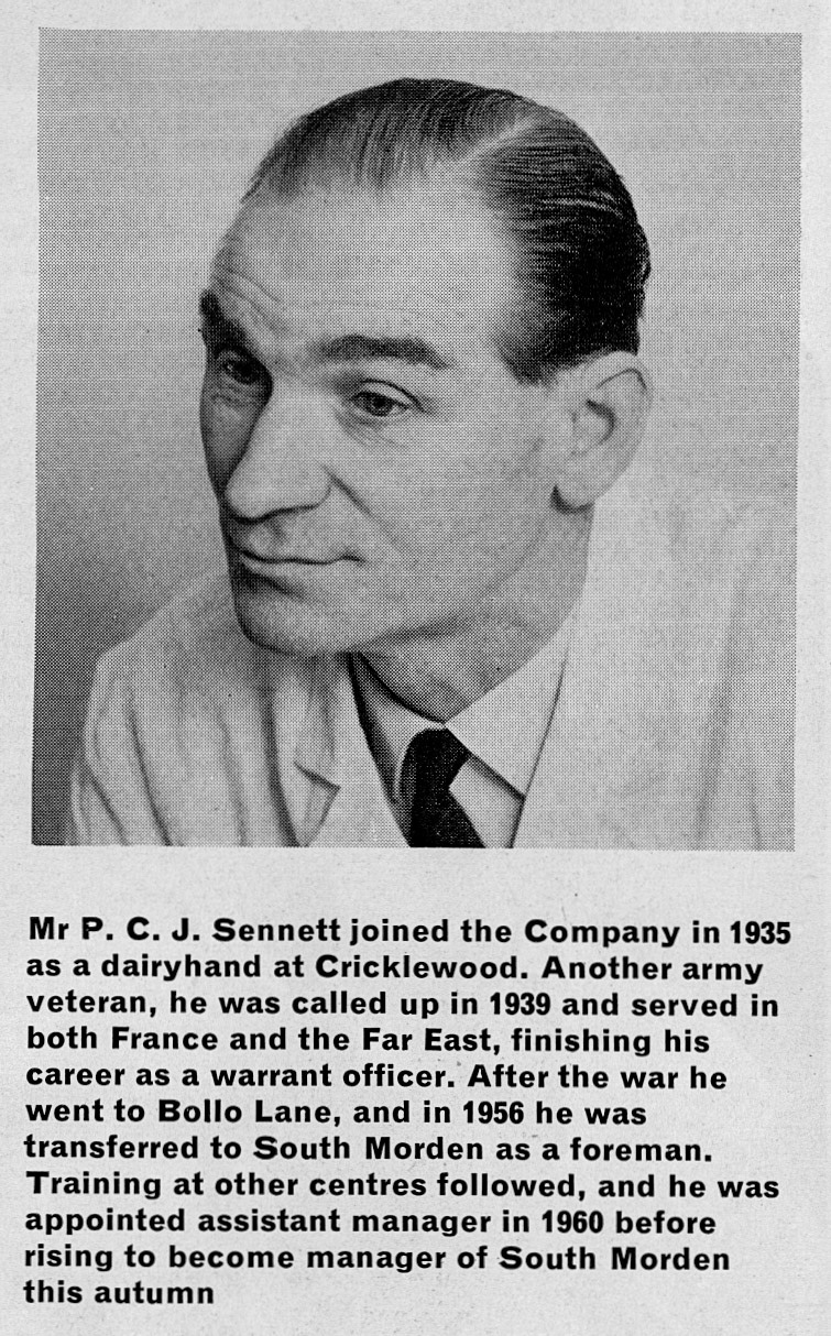 1966 'Mac' Sennett appointed as Manager of South Morden Processing