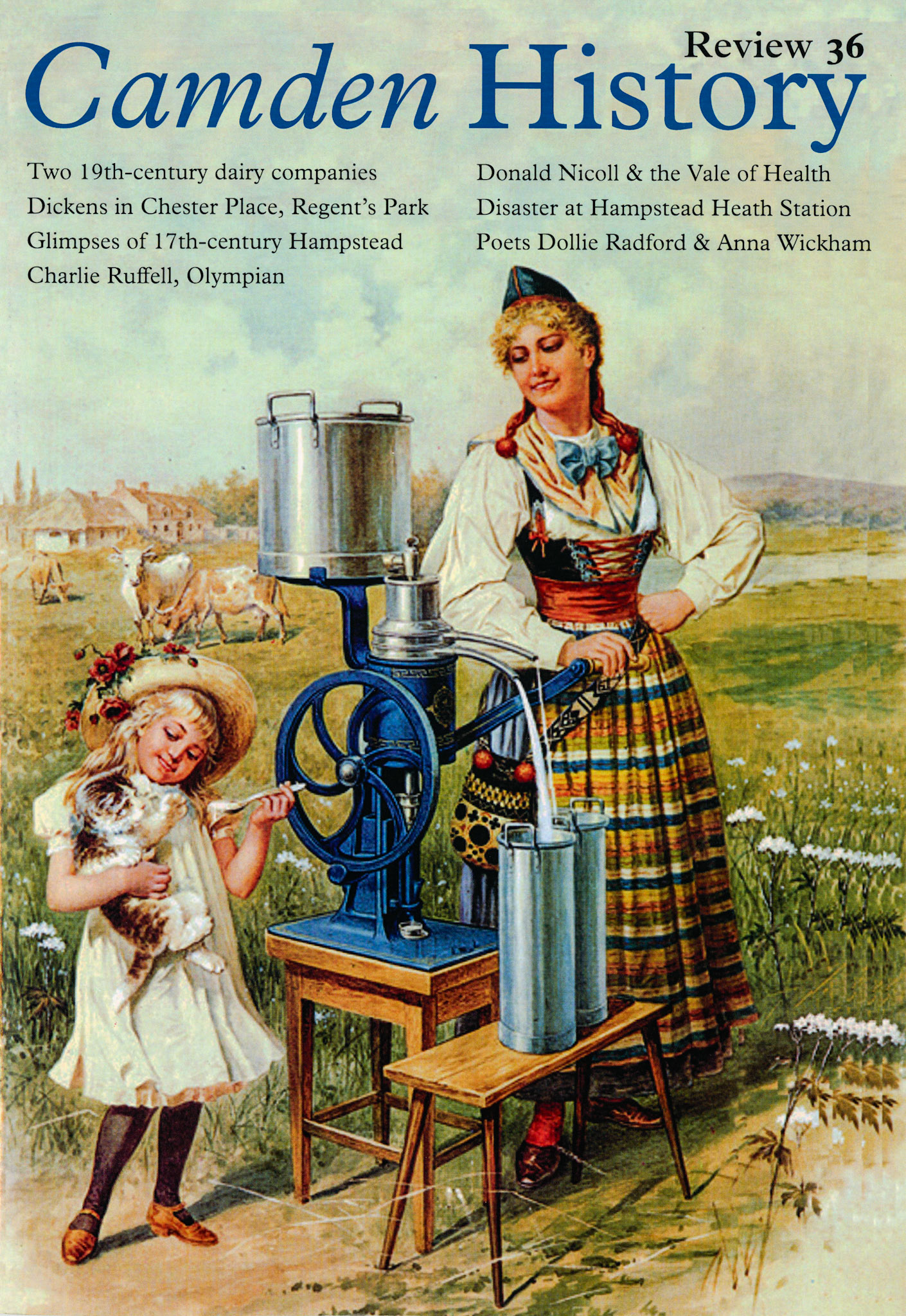 2012 Camden History Review Volume 36, front cover