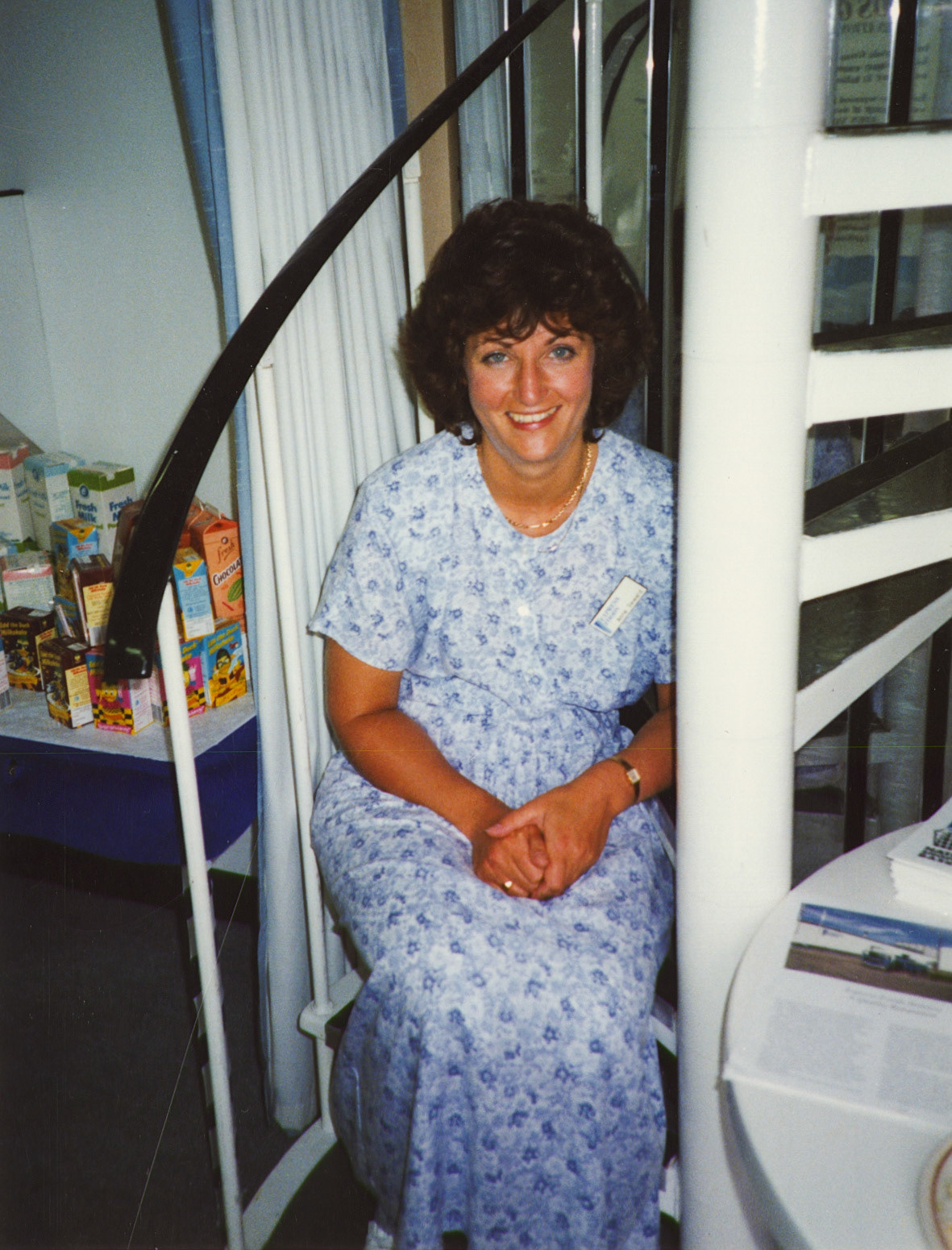 1991 Soo comments "Honiton Show Battlebus, Anne Seward (Personnel Officer)". (Courtesy Soo Rose-Cook)