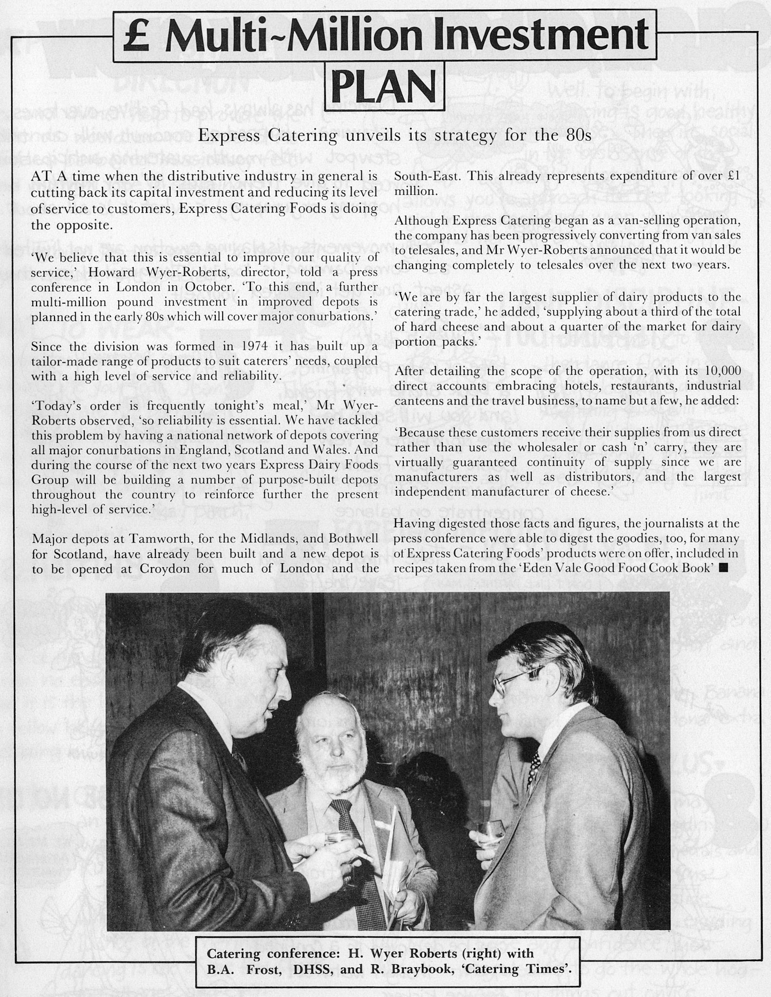 1981 Express Catering Strategy