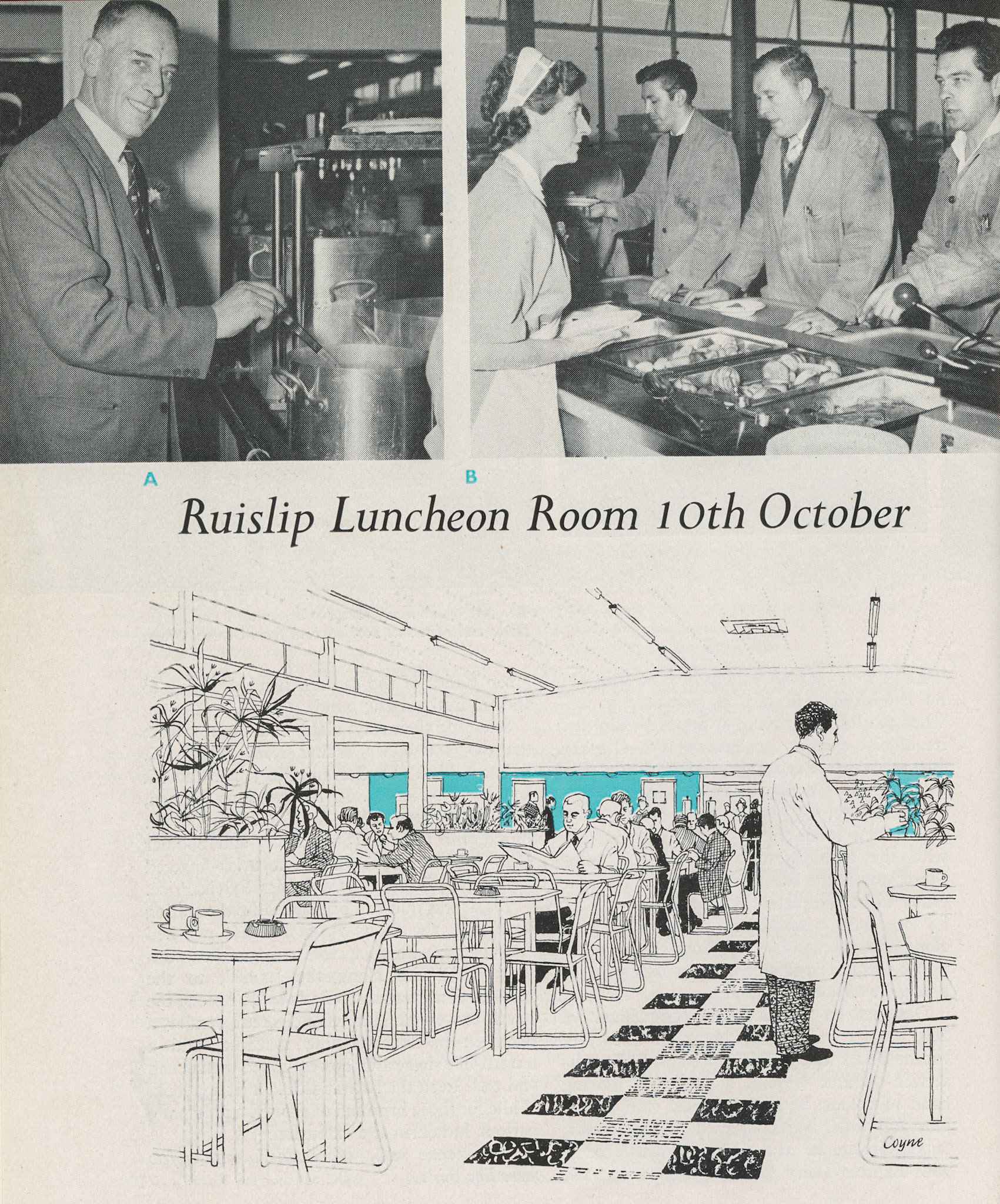 1958 Ruislip Luncheon Room