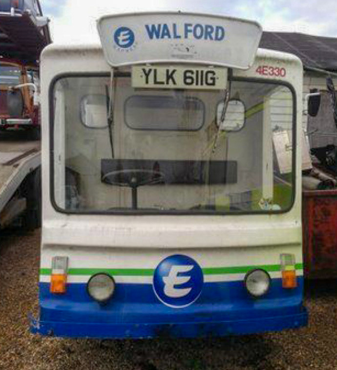 1968 Reg 'East Enders' milk float (Courtesy Michael Aldread)