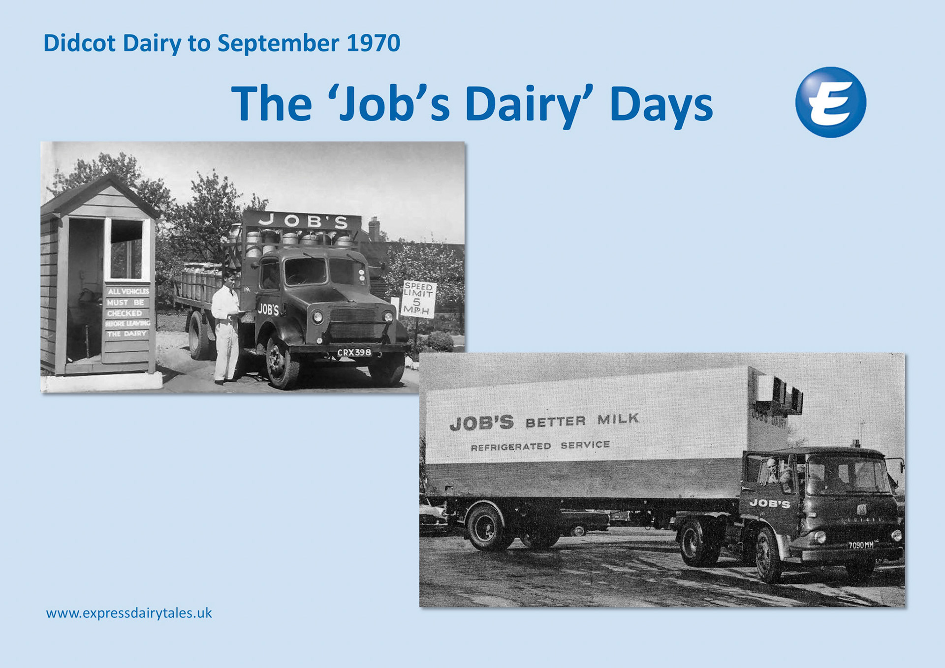 A complete set of 'Book of Job's' is available on https://bookofjob.jobsdairy.co.uk/boj.html