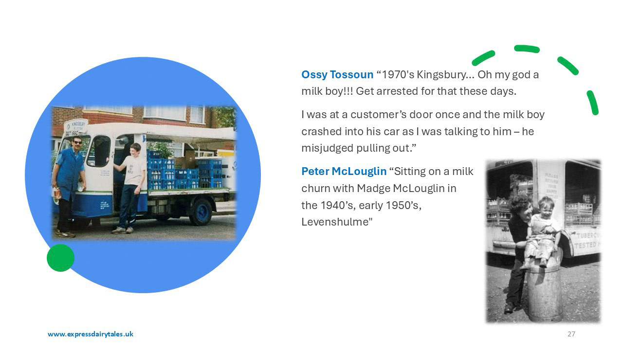 Memories of Milk Boys and Girls (Express Dairy Tales publication)