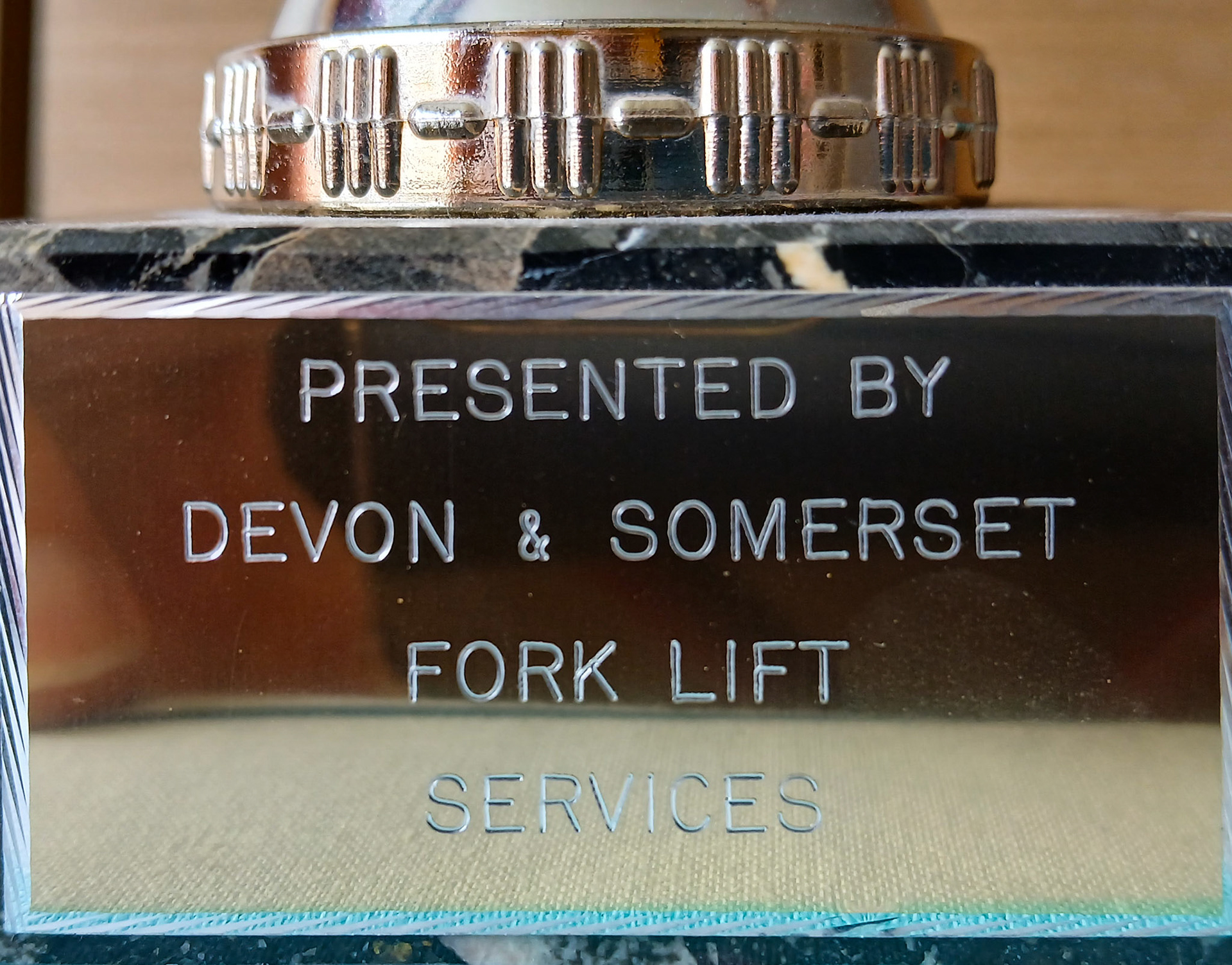 1991 Exeter. Phillip Budd won the Exhibition Way Fork Lift Truck Competition, held at South Ruislip. (Courtesy Phillip Budd)