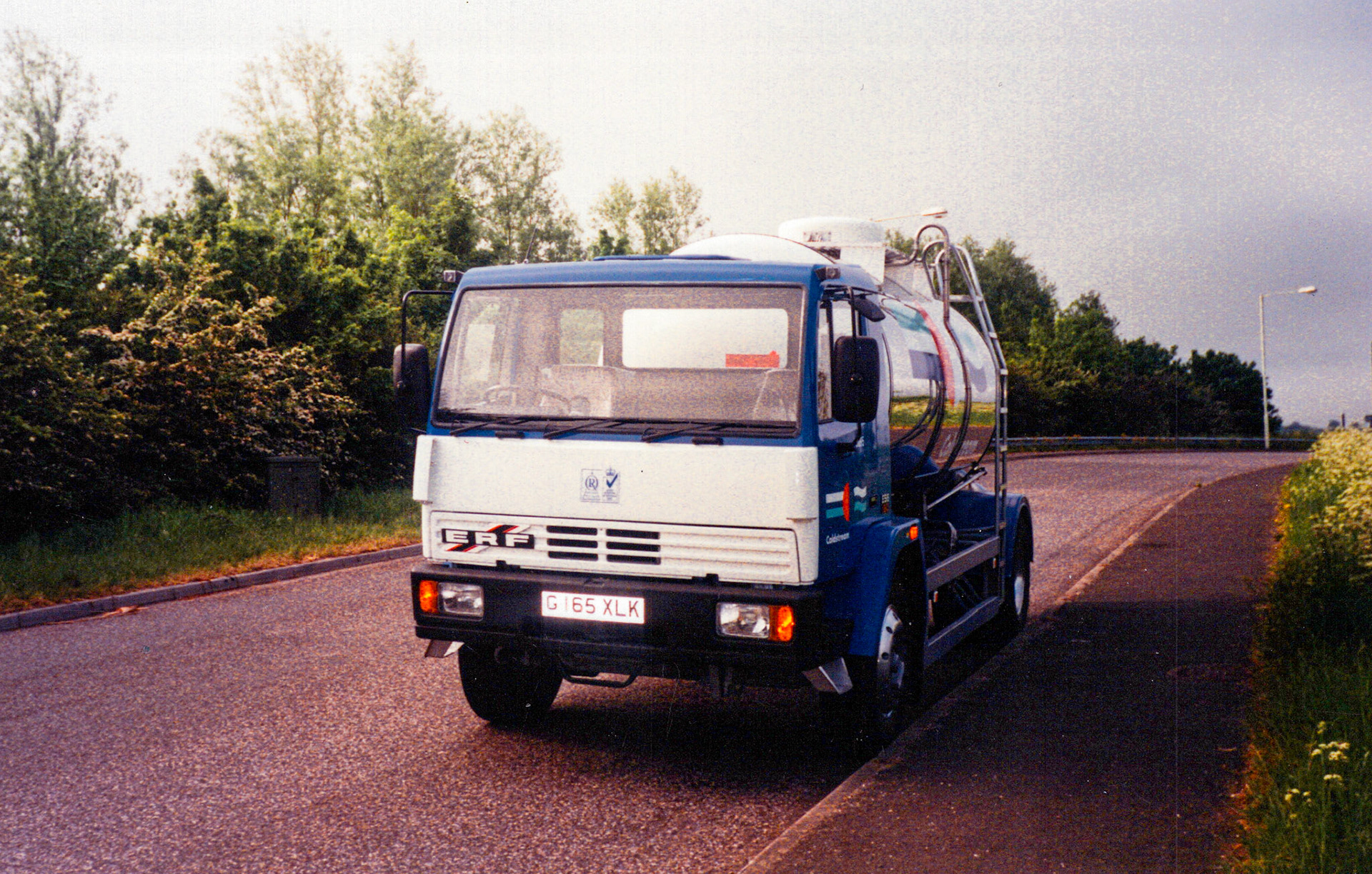1990 Rob Hawker's milk tanker, Honiton