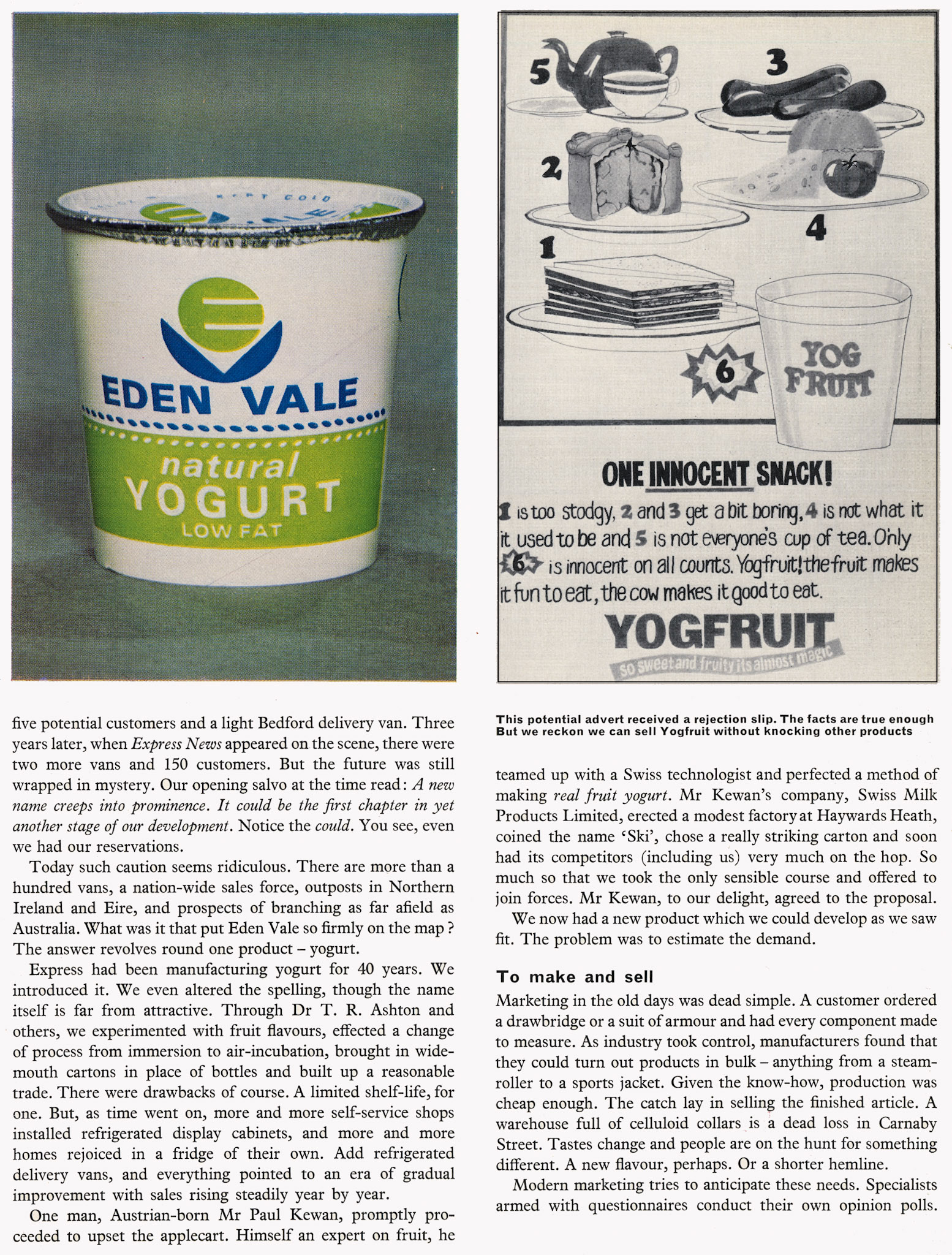 1967 Eden Vale story so far...  (Express News Summer)