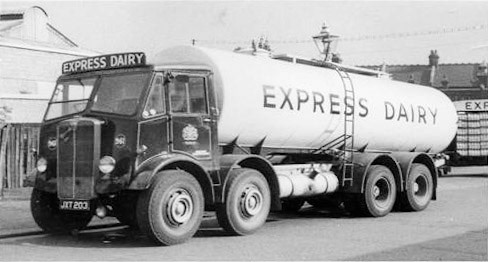 1950's Express Tanker JXT 203 Co Reg: 567 (Courtesy Richard Gaylard)