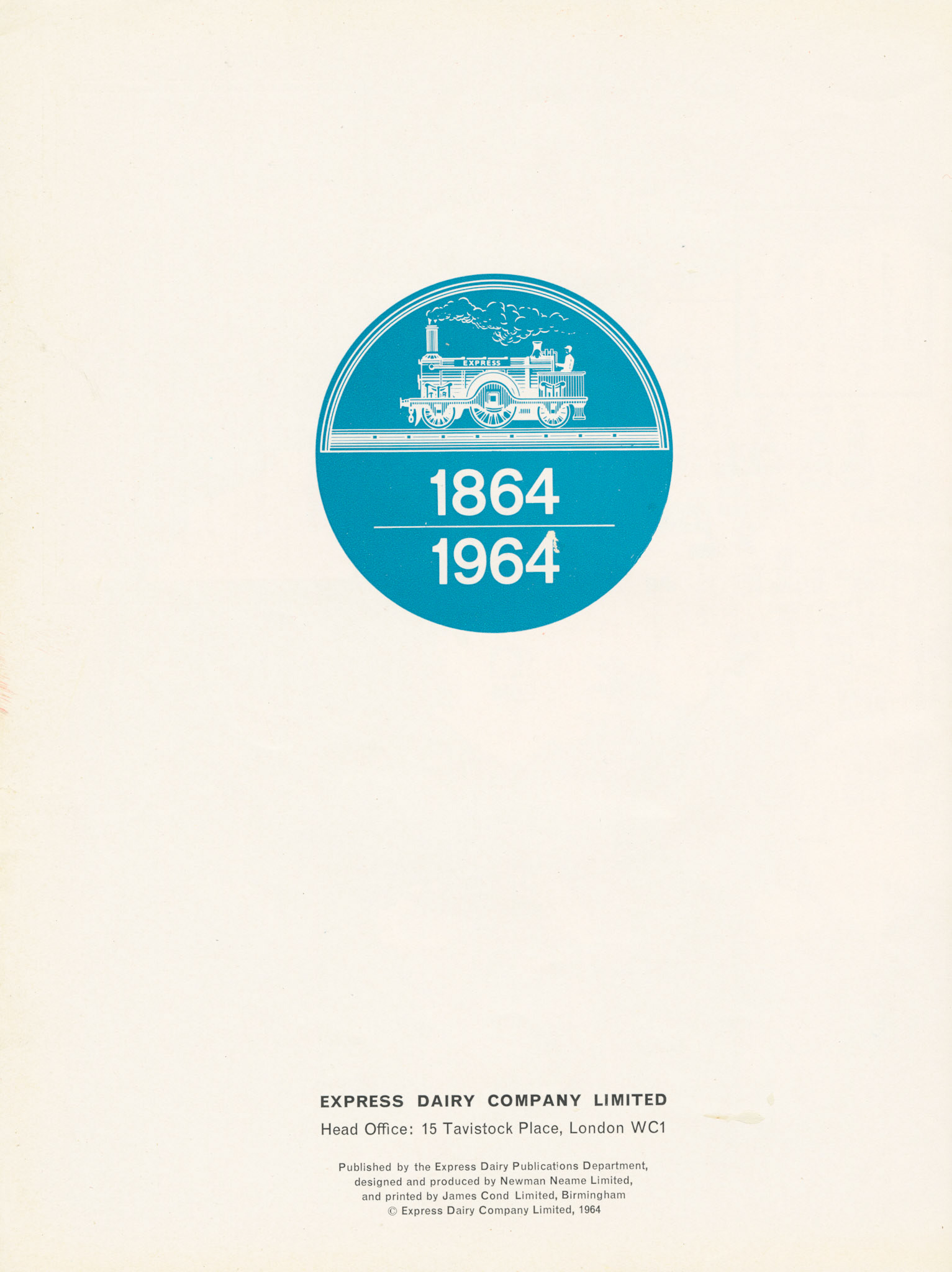 Express Story 1864 - 1964 Back Cover
