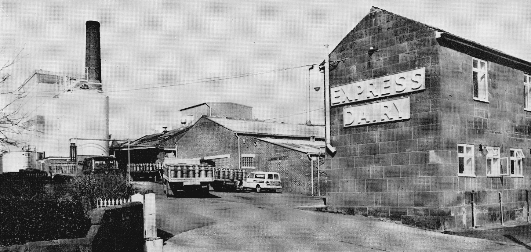 1970 Ruyton Creamery entrance, with laboratory on the right (Courtesy Doreen Williams)
