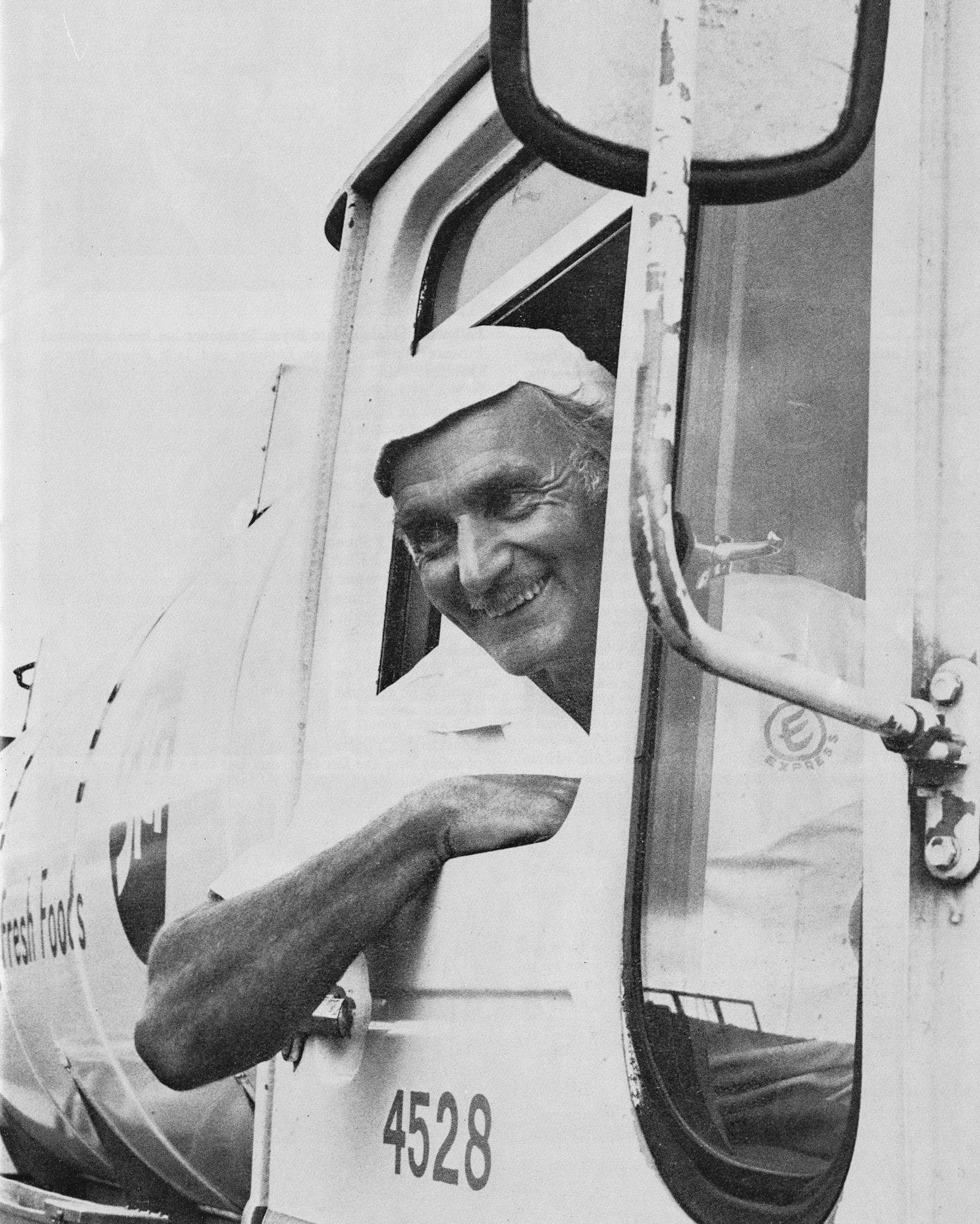 1976 Honiton milk supply in time of drought - Walt Foxwell, tanker driver