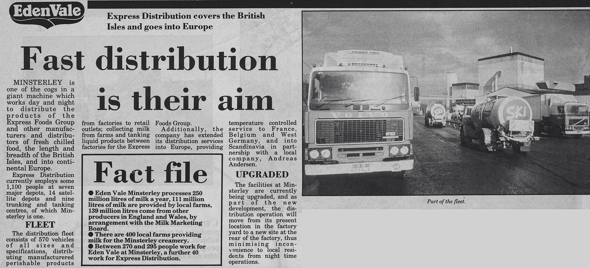 1987 Minsterley Redevelopment newspaper (Courtesy Paul Bloor)