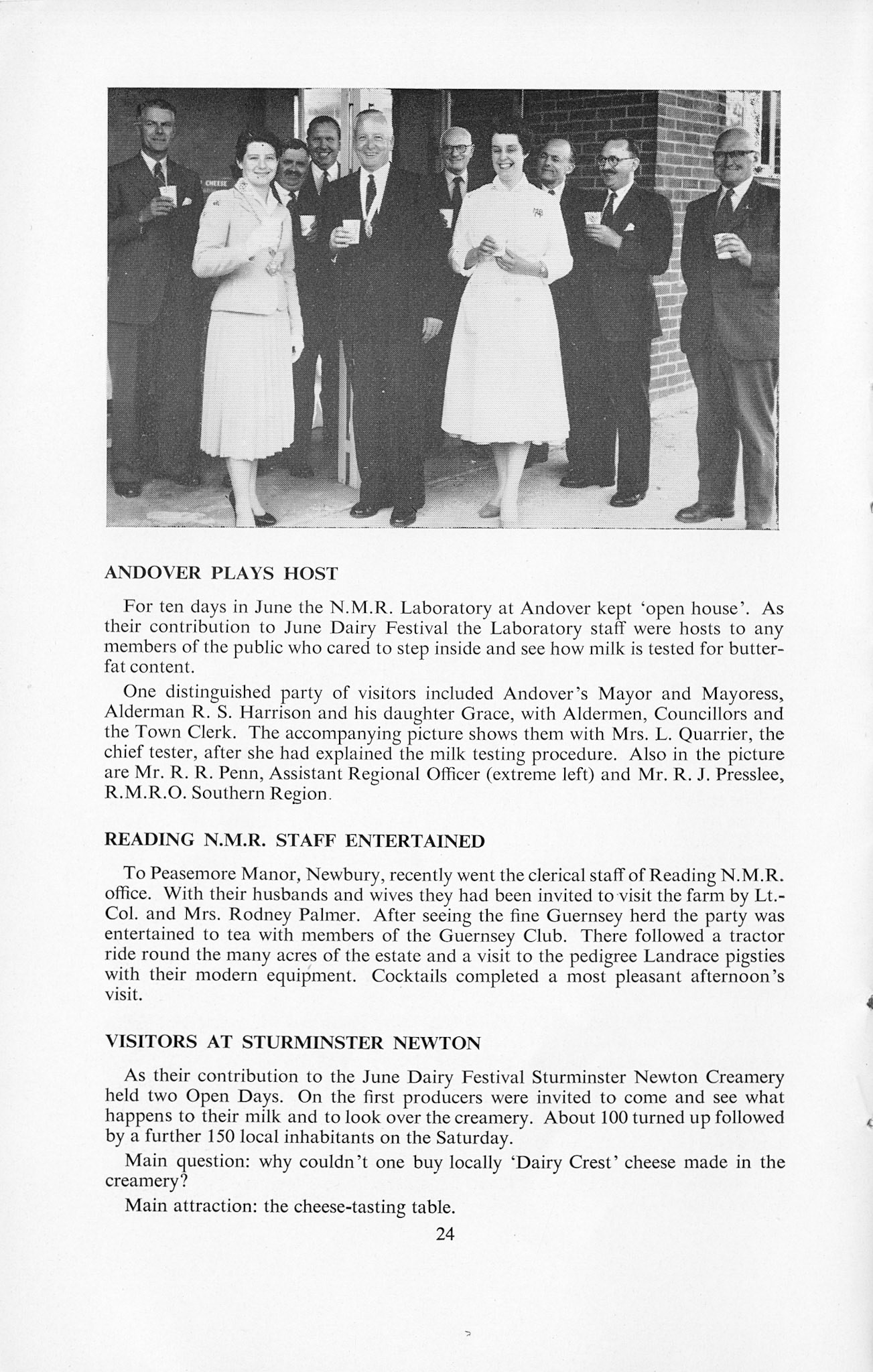 1958 MMB Magazine, 25 Year Anniversary Edition, Autumn-Vol 5, No 3 Centre Pages