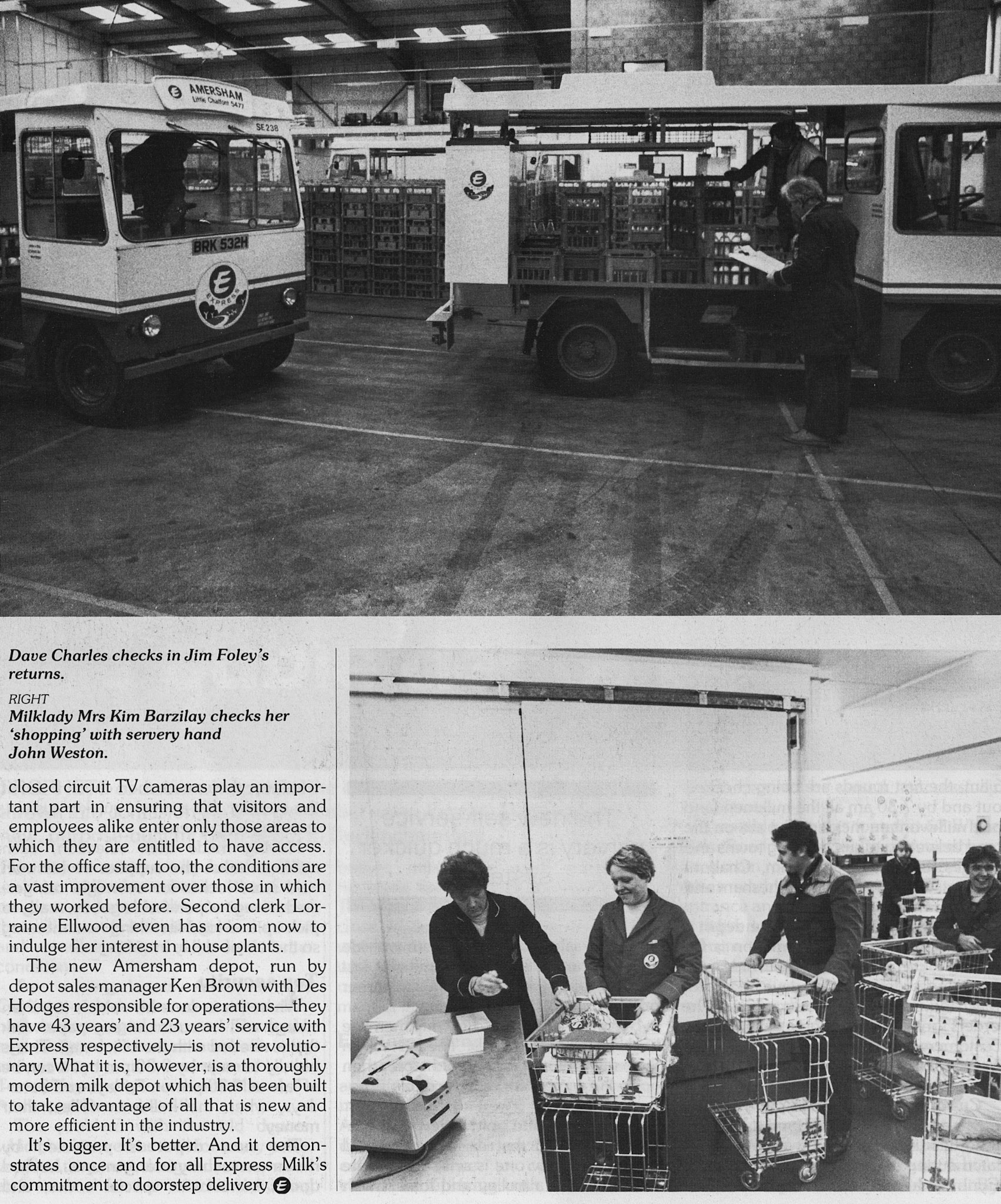 1984 New Amersham Retail Depot replaces old Amersham, and Chalfont depots