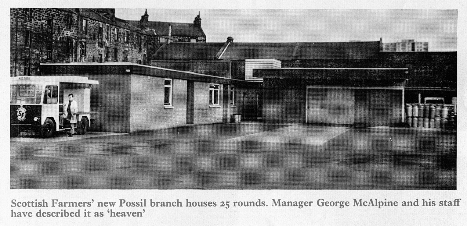 1971 New Possil retail depot in Glasgow