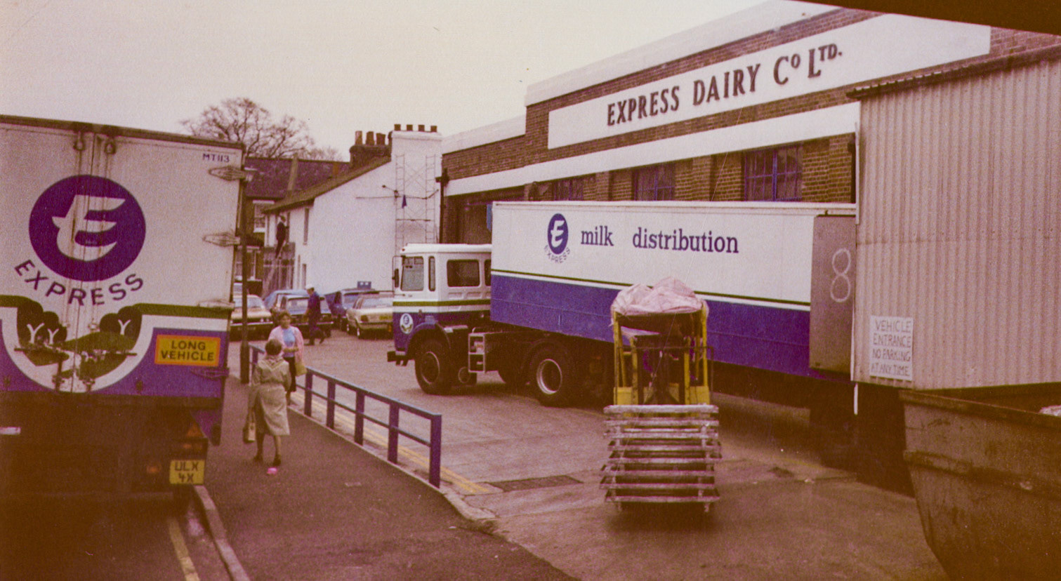 1980s Bromley Processing frontage and nearby roads. (Pictures by Reg Ball, on loan from Colin Bristow)