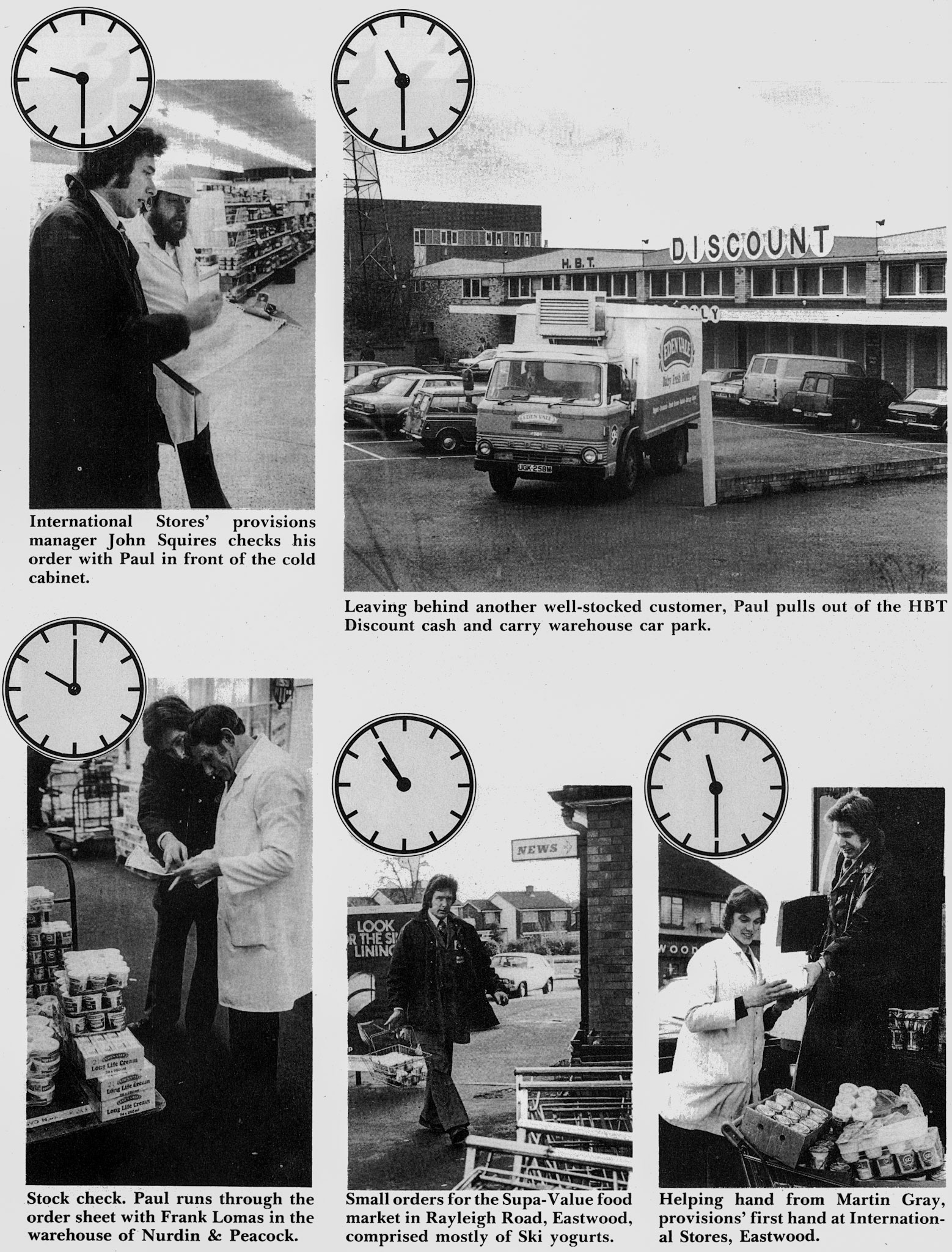 1981 On the road with Paul Andrews, Eden Vale Van Sales  (January Express News)