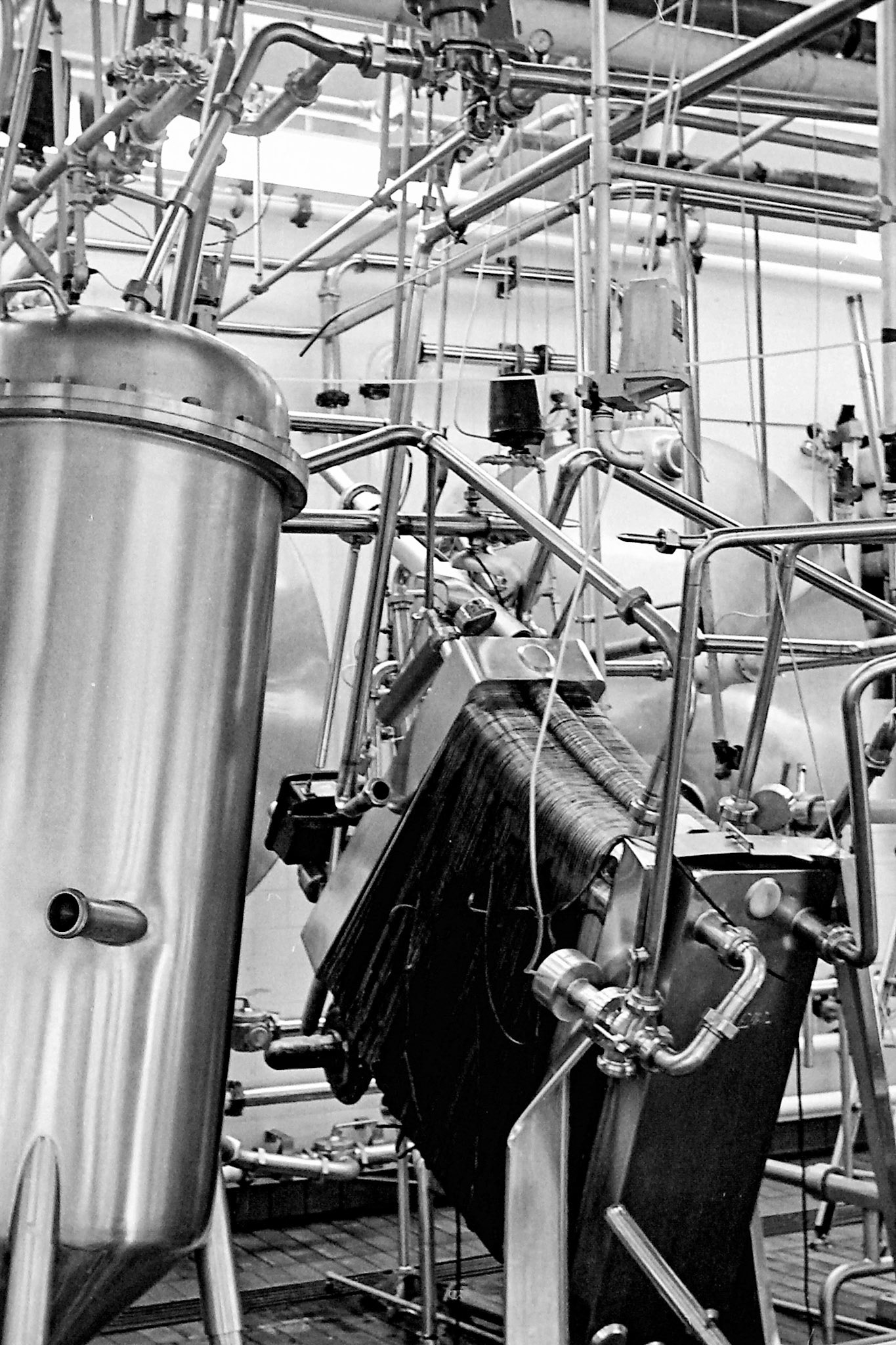 1970's Alfa-Laval UHT plant destroyed at South Morden. (Photographer Sam Jones)