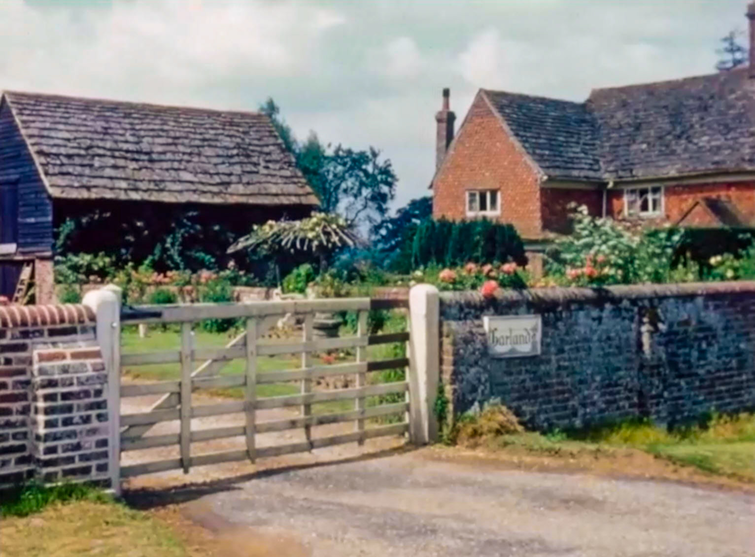 1955, Garlands, Rudgwick, Sussex (Still from 'The Daily Round, Express Dairy film)