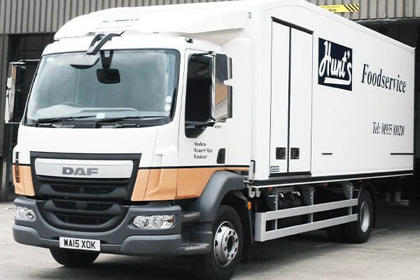 2015 Hunt's Frozen Foods truck. (Courtesy www.huntsfoods.co.uk)