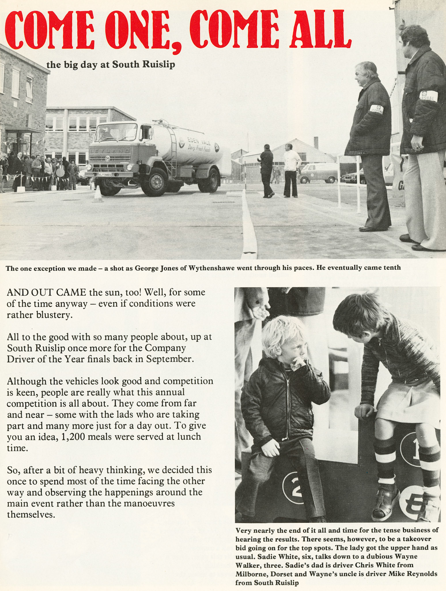 1977 Driver of the Year Competition