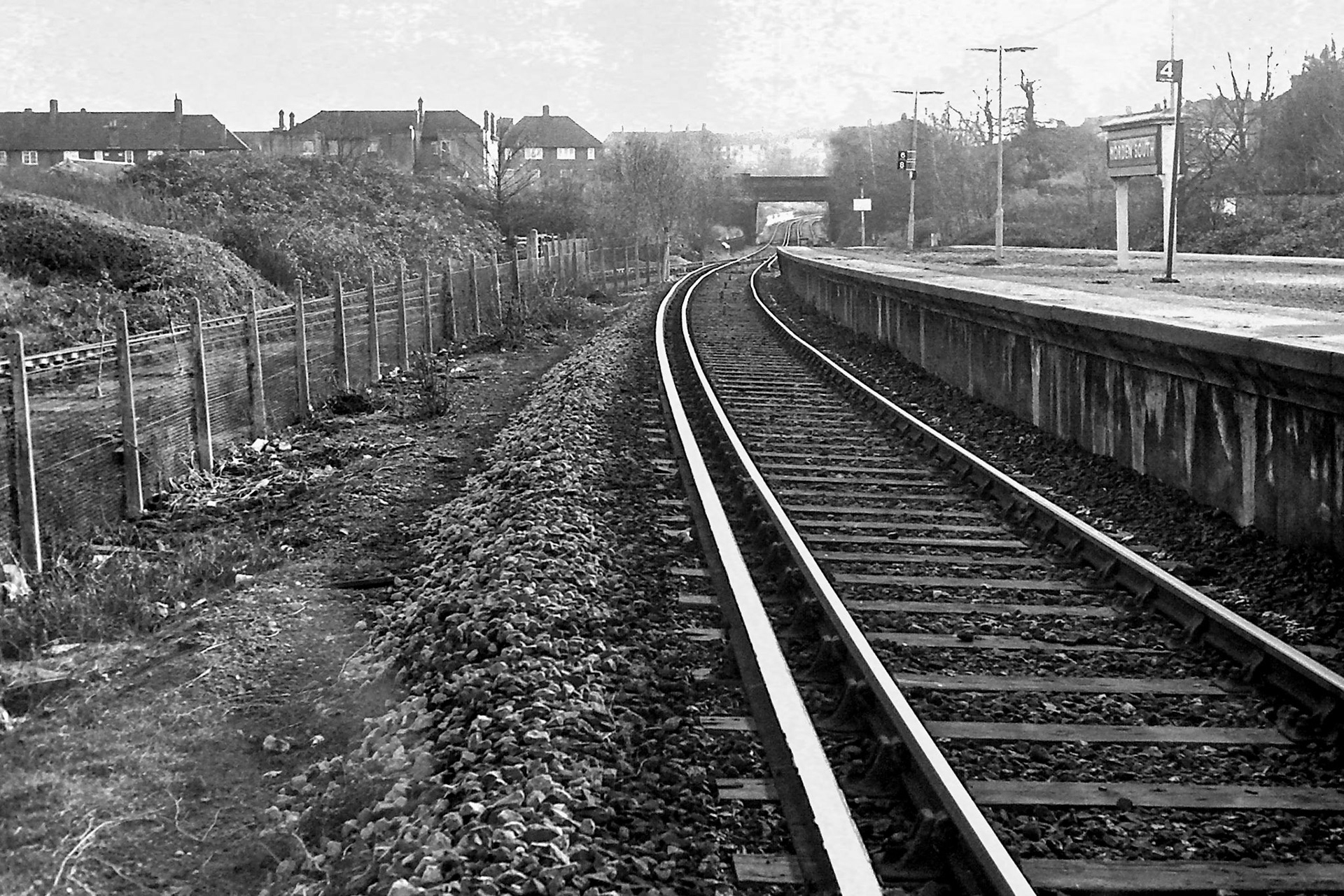 1979 South Morden rail siding and track removal. (Photographer Sam Jones)