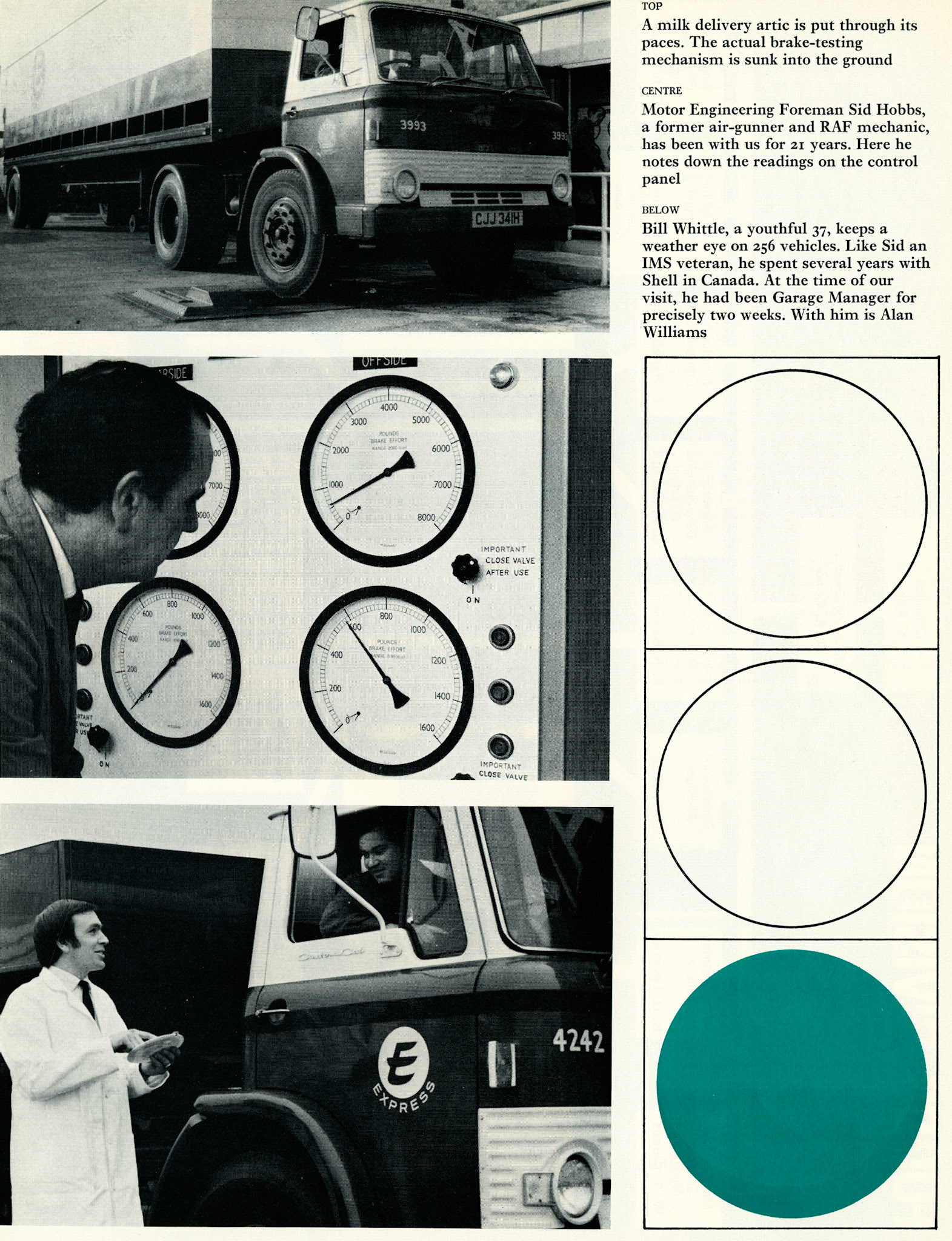 1971 South Ruislip HGV Brake Testing equipment