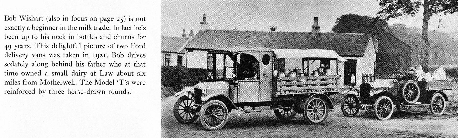 1921 Ford Delivery vans by Bob Wishart in Motherwell