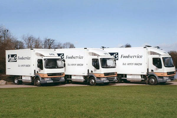 2009 Hunt's Frozen Foods trucks. (Courtesy www.huntsfoods.co.uk)