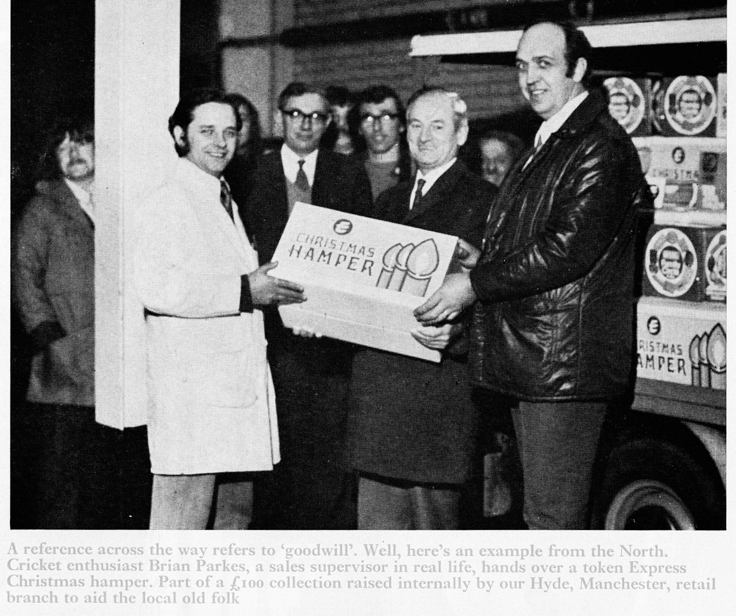 1974 Hyde Retail Depot - hamper for old folk