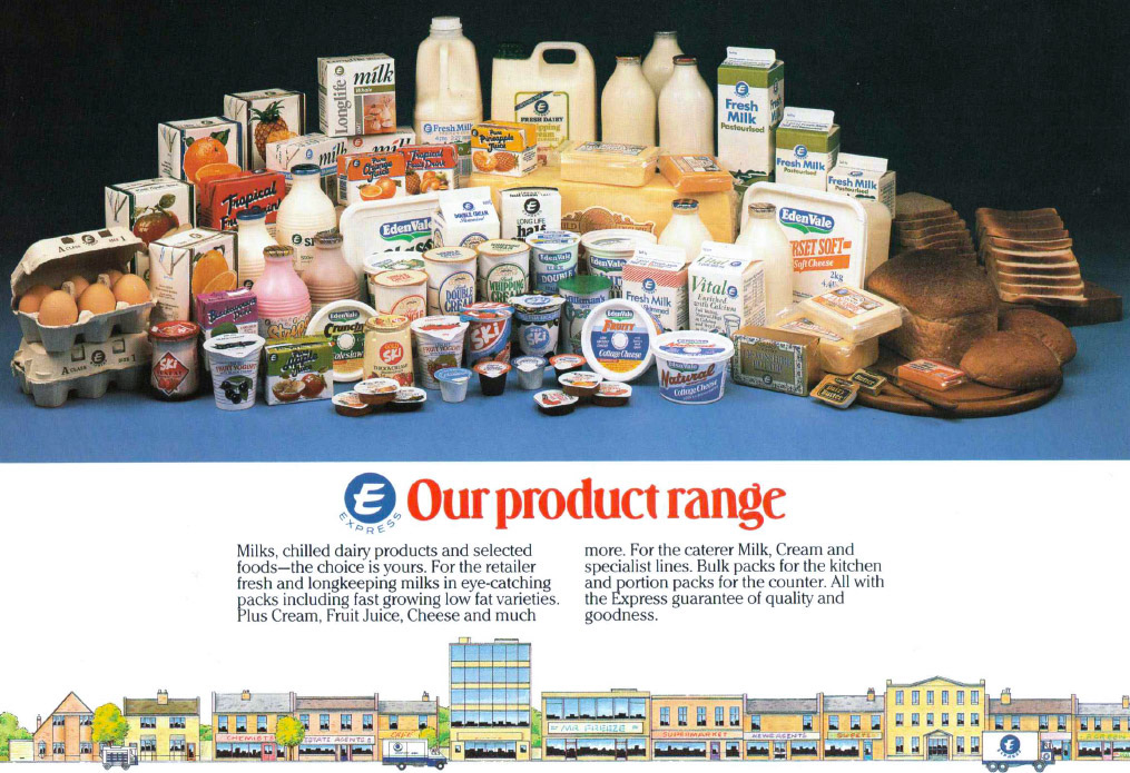 1980's Express Doorstep direct delivery leaflets (Courtesy Robert Turner)