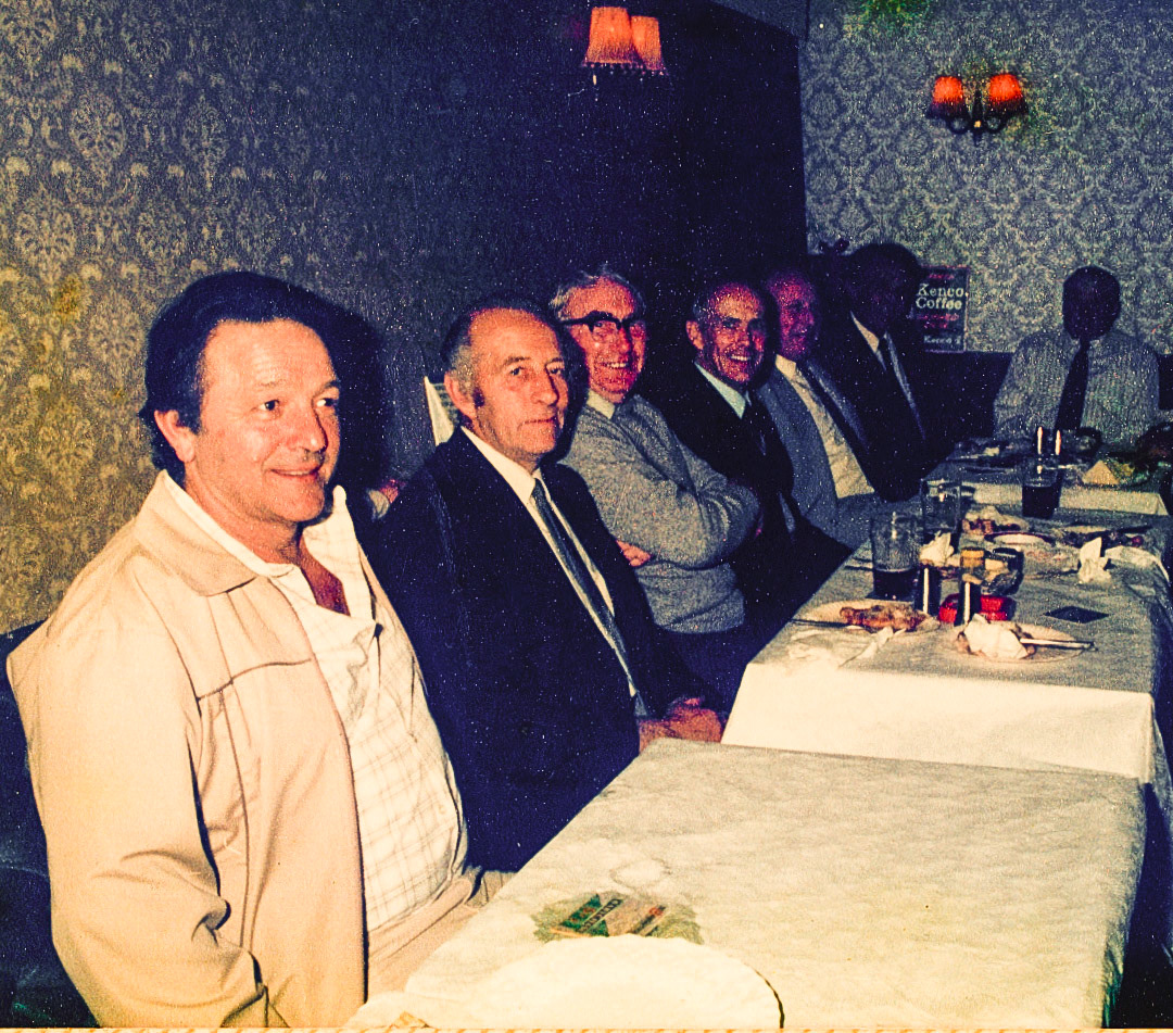 Dave Jones identifies Les Bailey, Derek Rowson and Charlie Overton. Gillian Brown adds "My uncle, Derek Rowson." (Courtesy Joe Lyons)