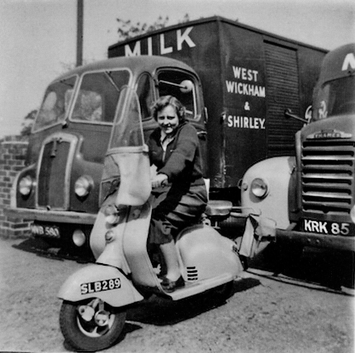 1960's Hilary Bowyer's "Company Car". (Courtesy Hilary McCluskey/Bowyer)