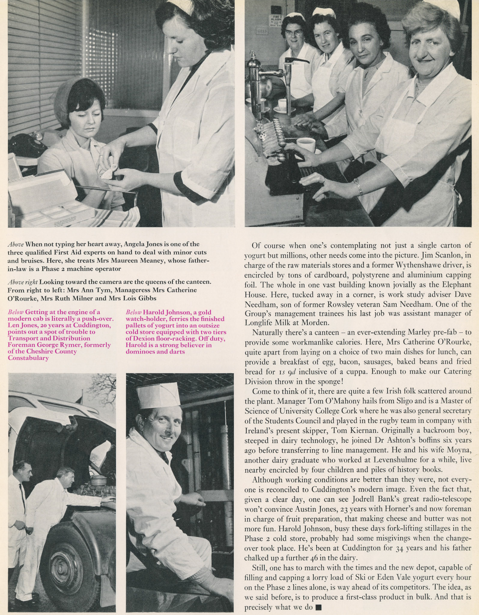 1969 'The world's most modern yogurt factory' from Express News