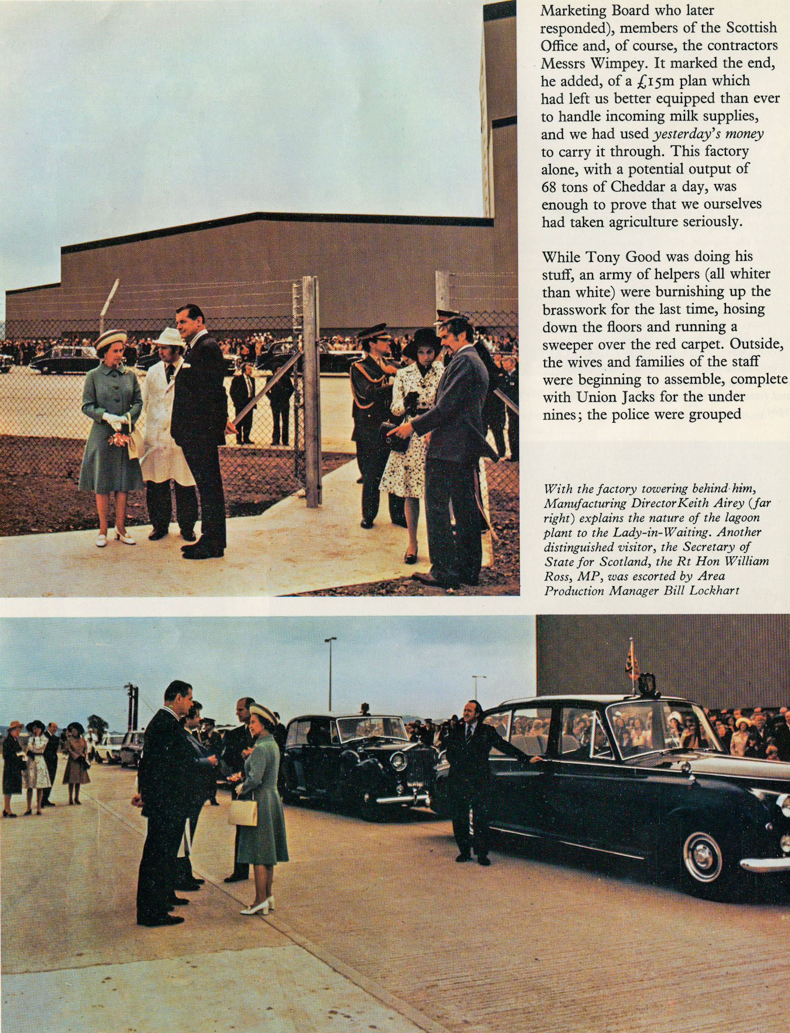 1975 KEITH AIREY and BILL LOCKHART (Priestdykes, Lockerbie Creamery Opening p12)