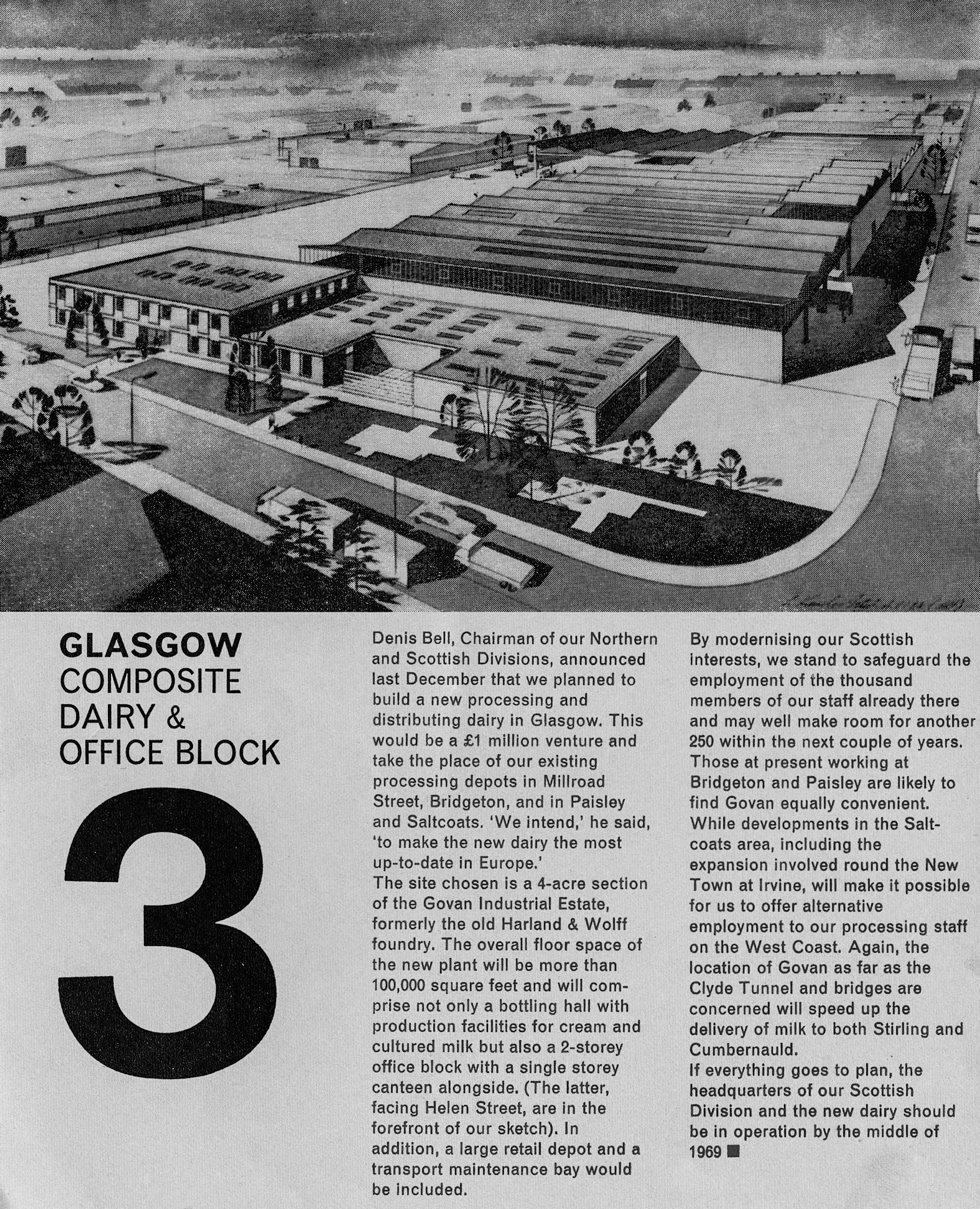 1968 Planning the new dairy at Govan