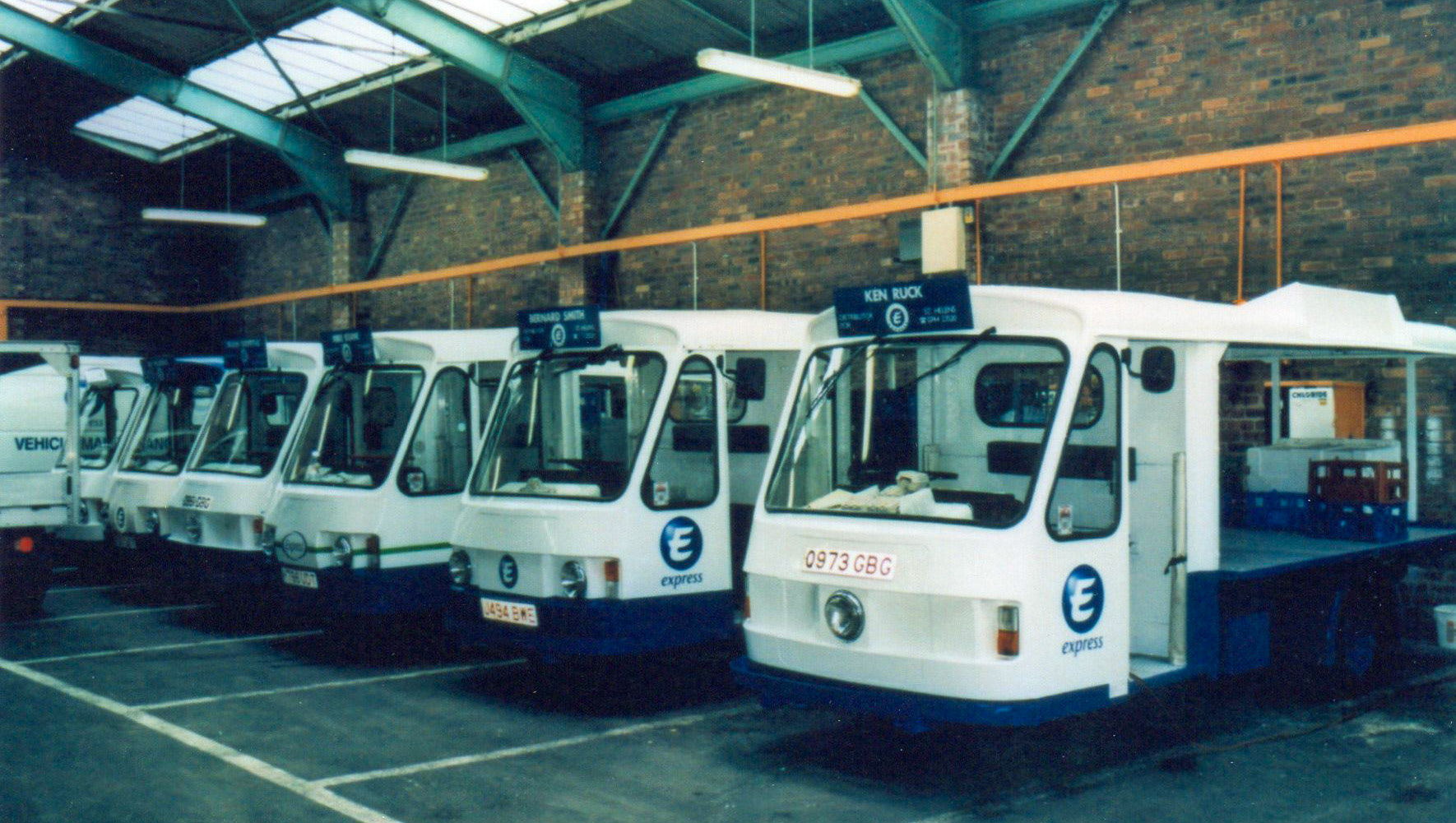 St Helens Depot, identified by Paul Simm. Paul comments "the first float was Ken Ruck's" (Courtesy Michael Aldread)