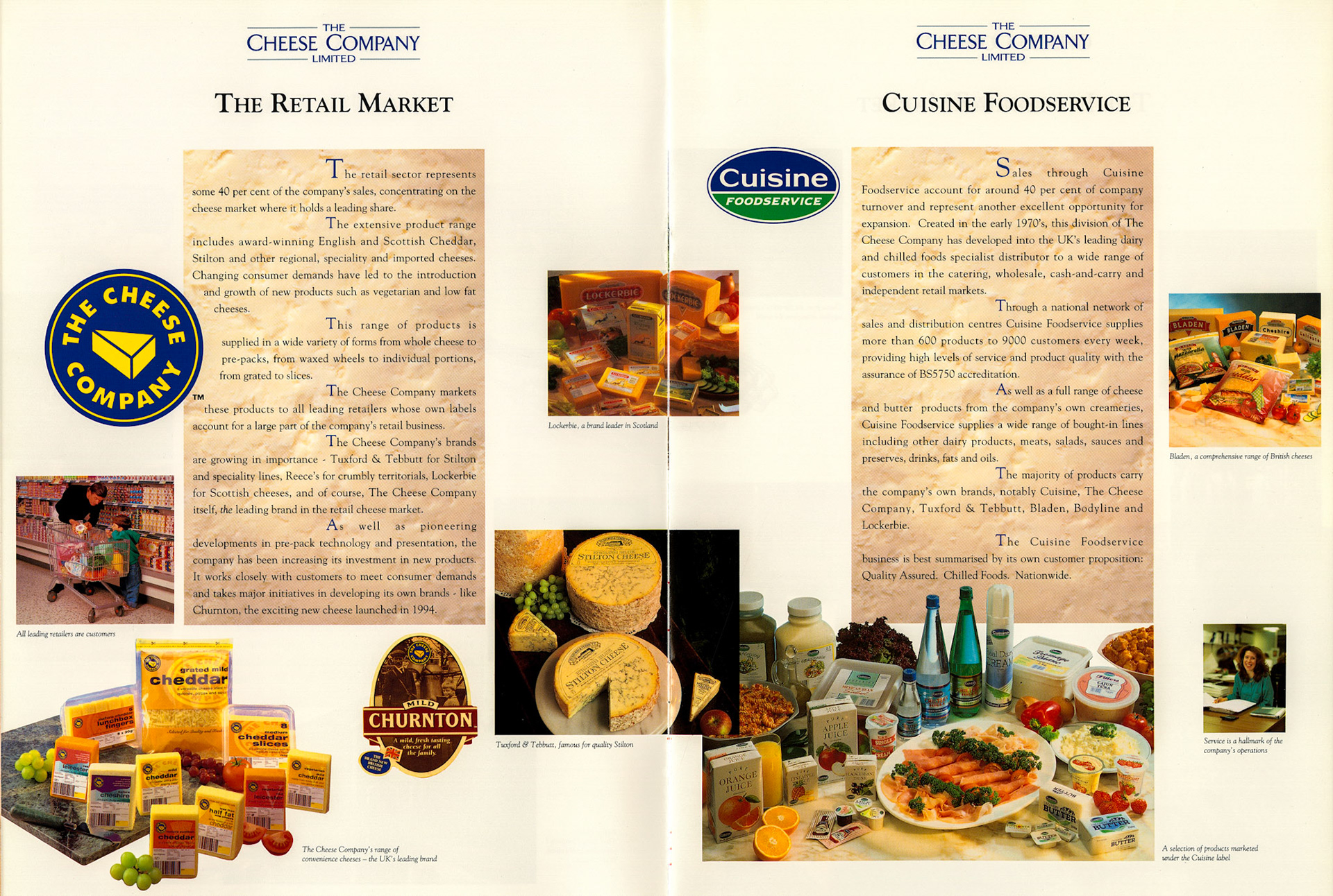 1992 The Cheese Company Introductory Brochure (Courtesy Alan Mandle)