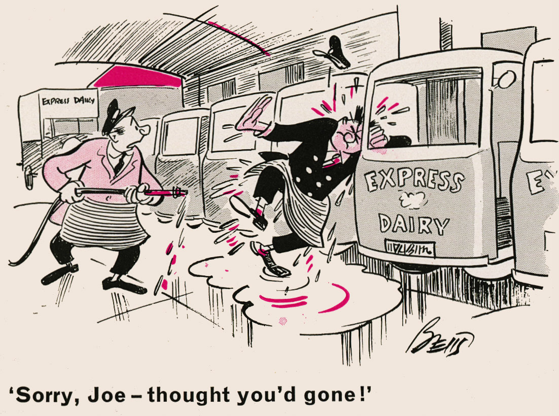 1963 Cartoons by 'Betts' (Express News Autumn)