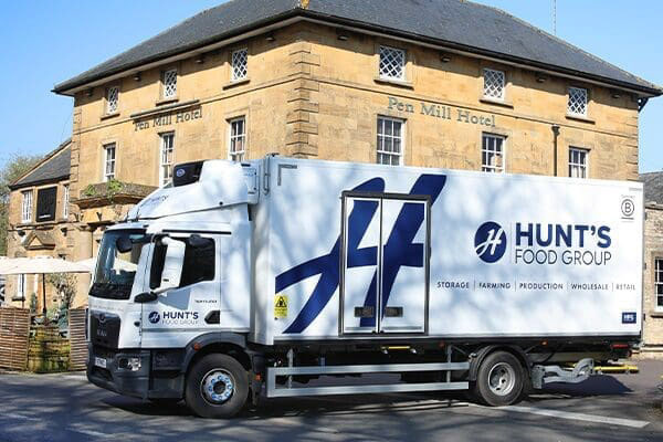 2026 Hunt's Frozen Foods truck. (Courtesy www.huntsfoods.co.uk)
