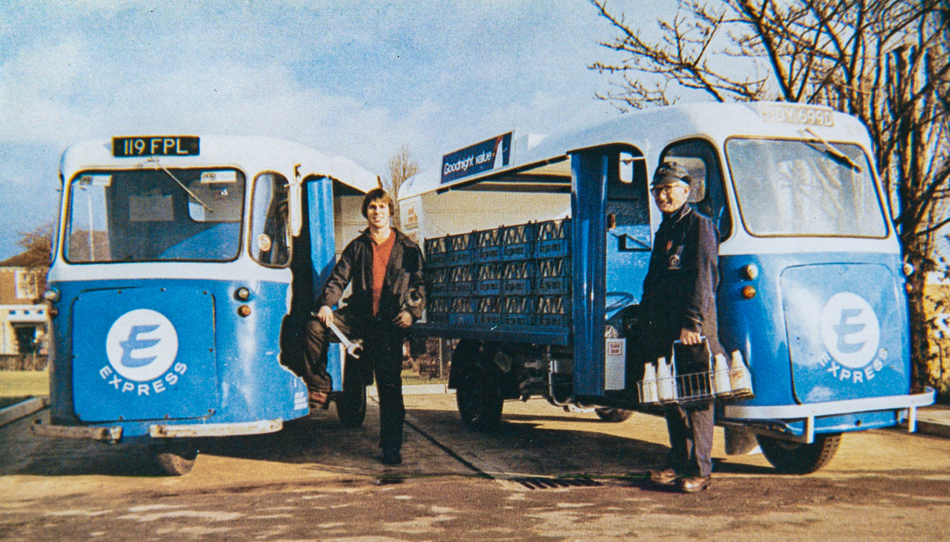 1970s? Wales and Edwards floats 119 FPL and JOY 699D (Courtesy Paul Luke)